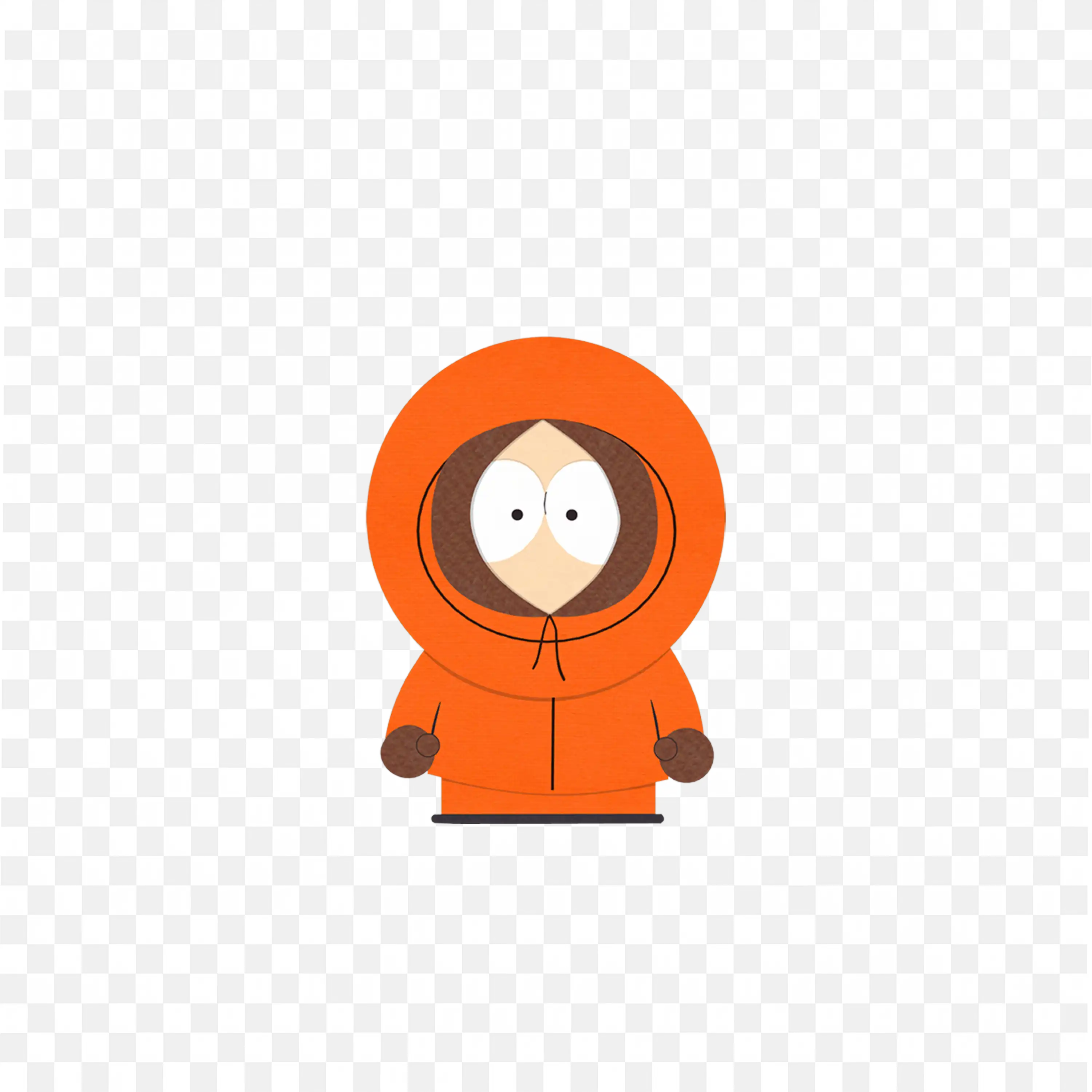 Kenny Mccormick from South Park Looking Straight Png for Free