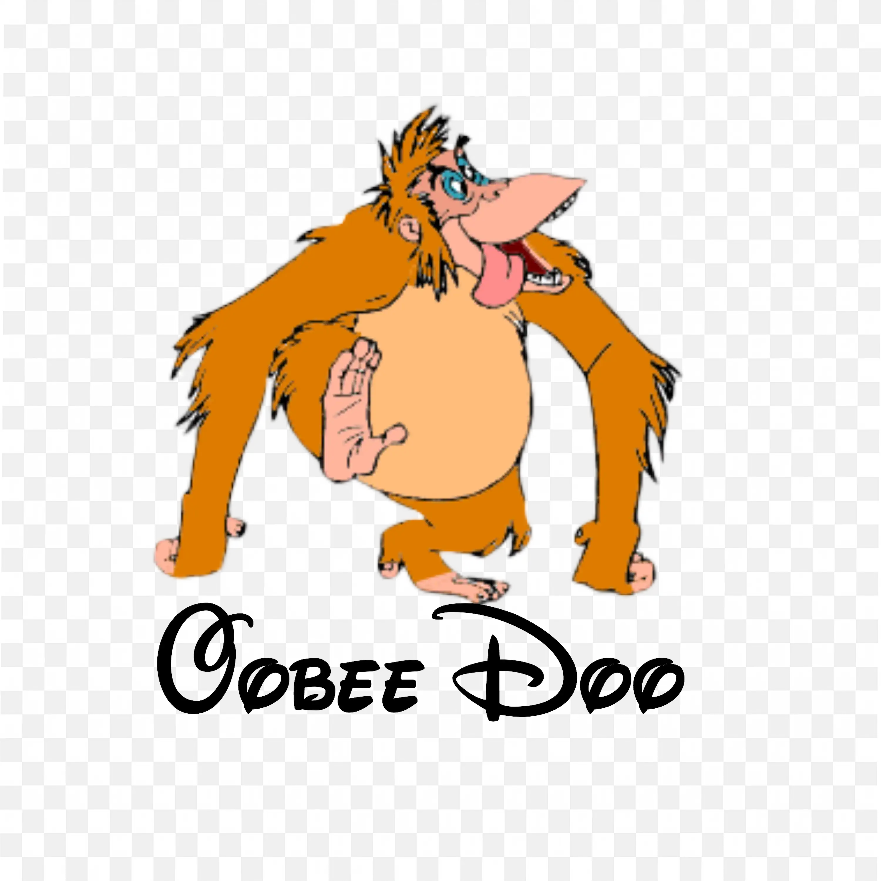 King Louie Character from the Jungle Book Cartoon Movie