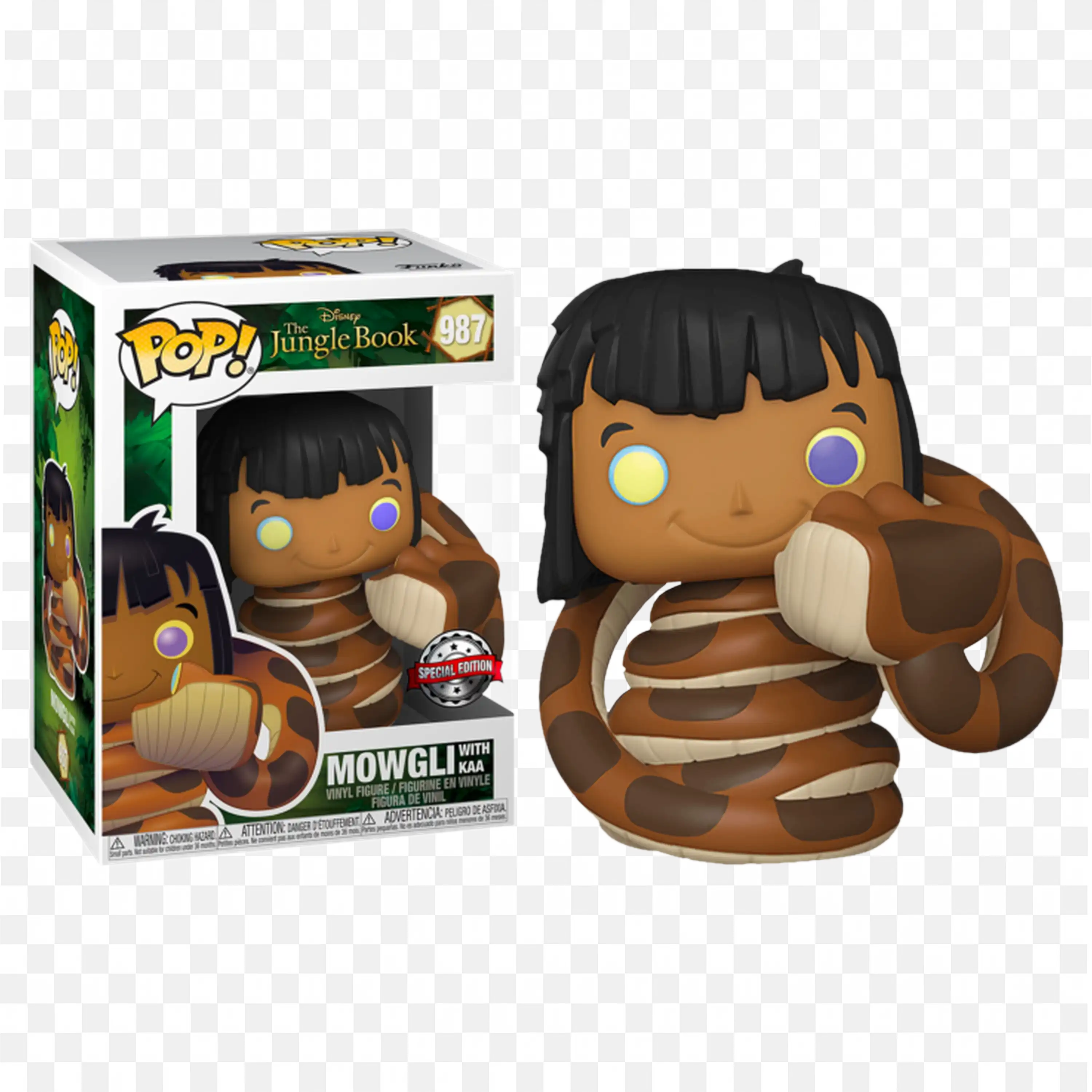 Mowgli with Kaa Funko Pop Vinyl Figure Jungle Book Special