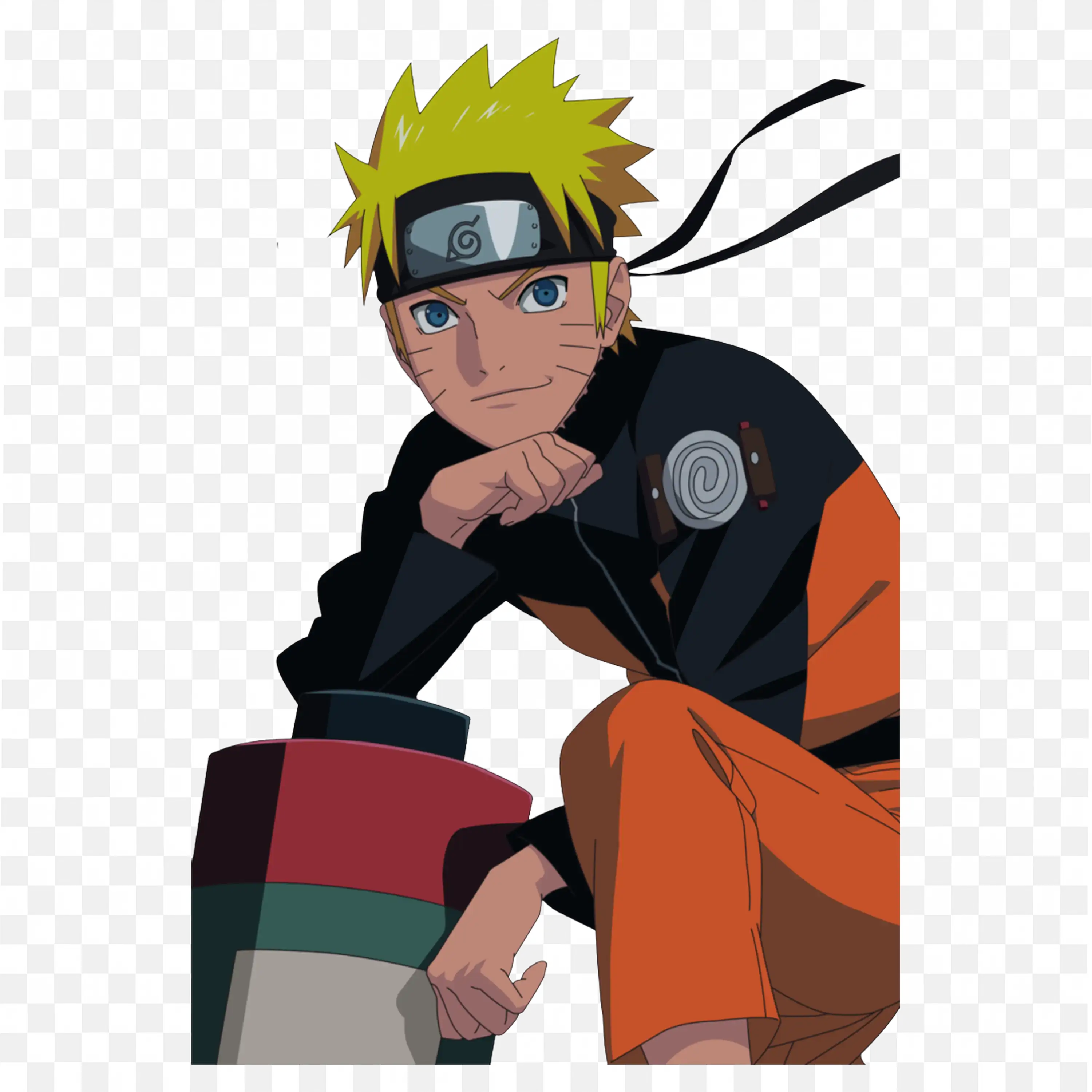 Naruto Confident Pose Iconic Anime Ninja from Naruto Series