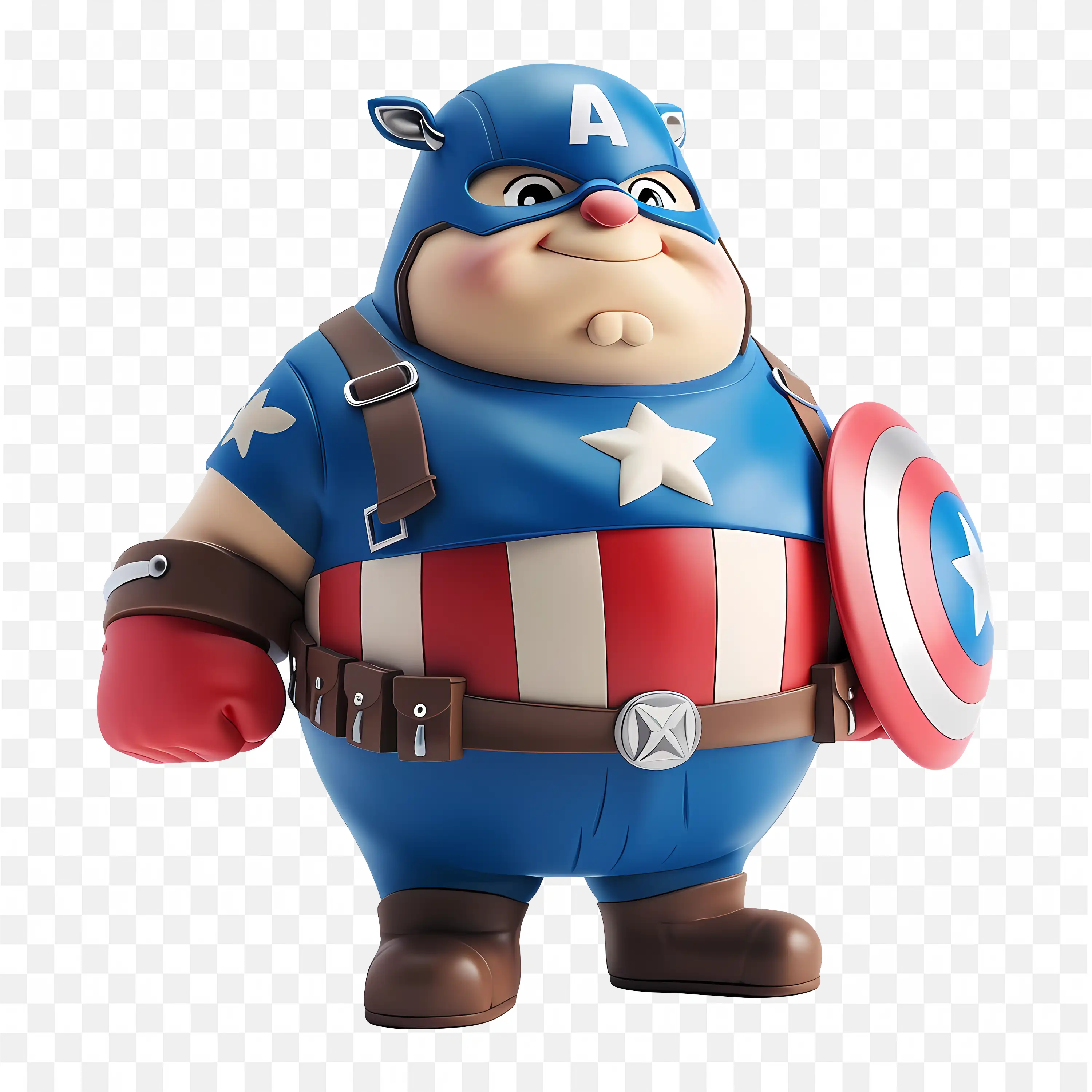 Popular Superhero from Marvel Comics Cute Chibi Png Image