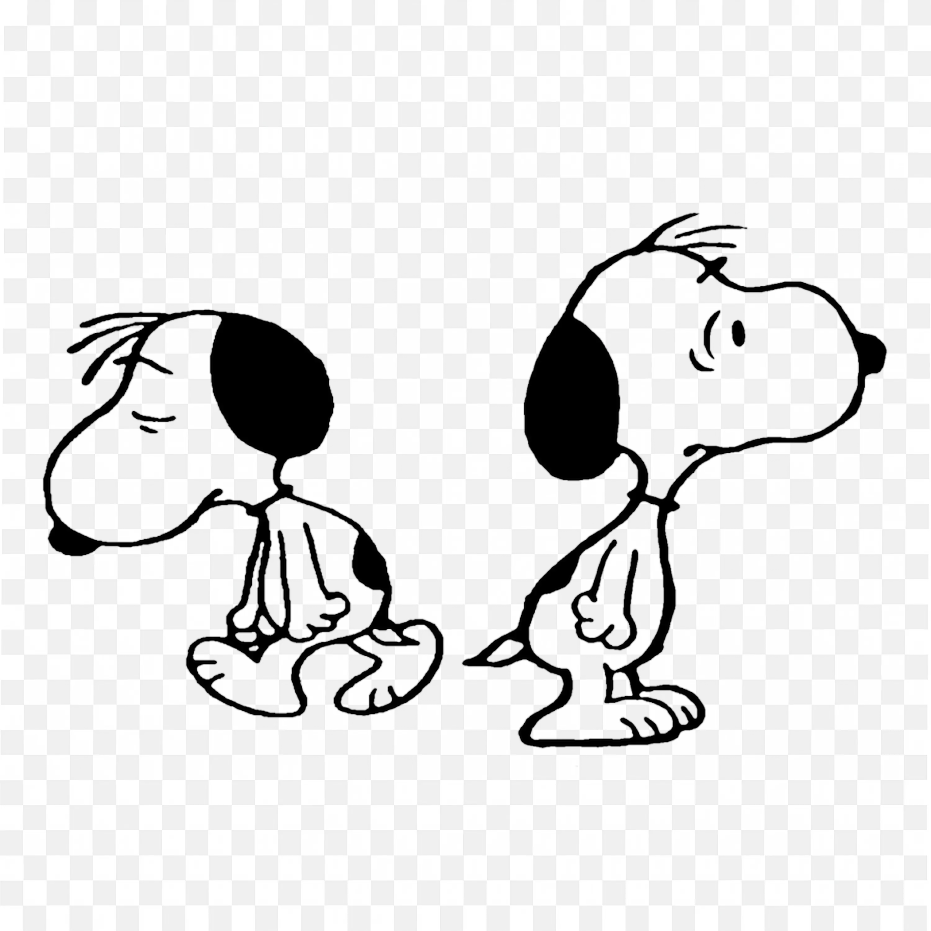 The Sad Face Reaction of Snoopy Dog Download Free Png