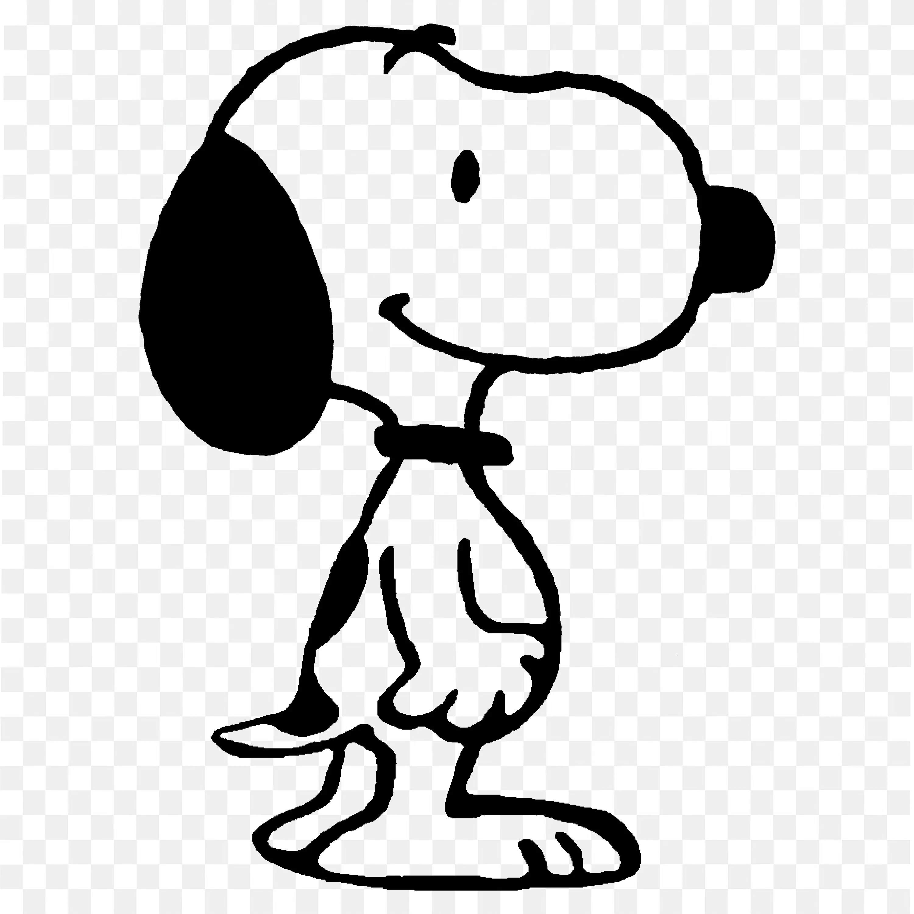 The Snoopy Dog Cartoon Character Side View HD Png Image