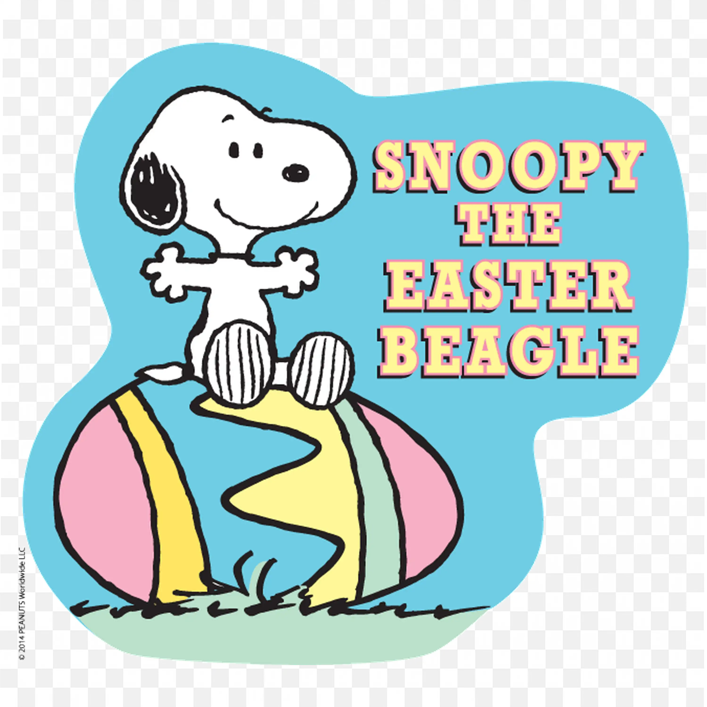 Snoopy the Easter Beagle a Peanuts Holiday Classic Png
