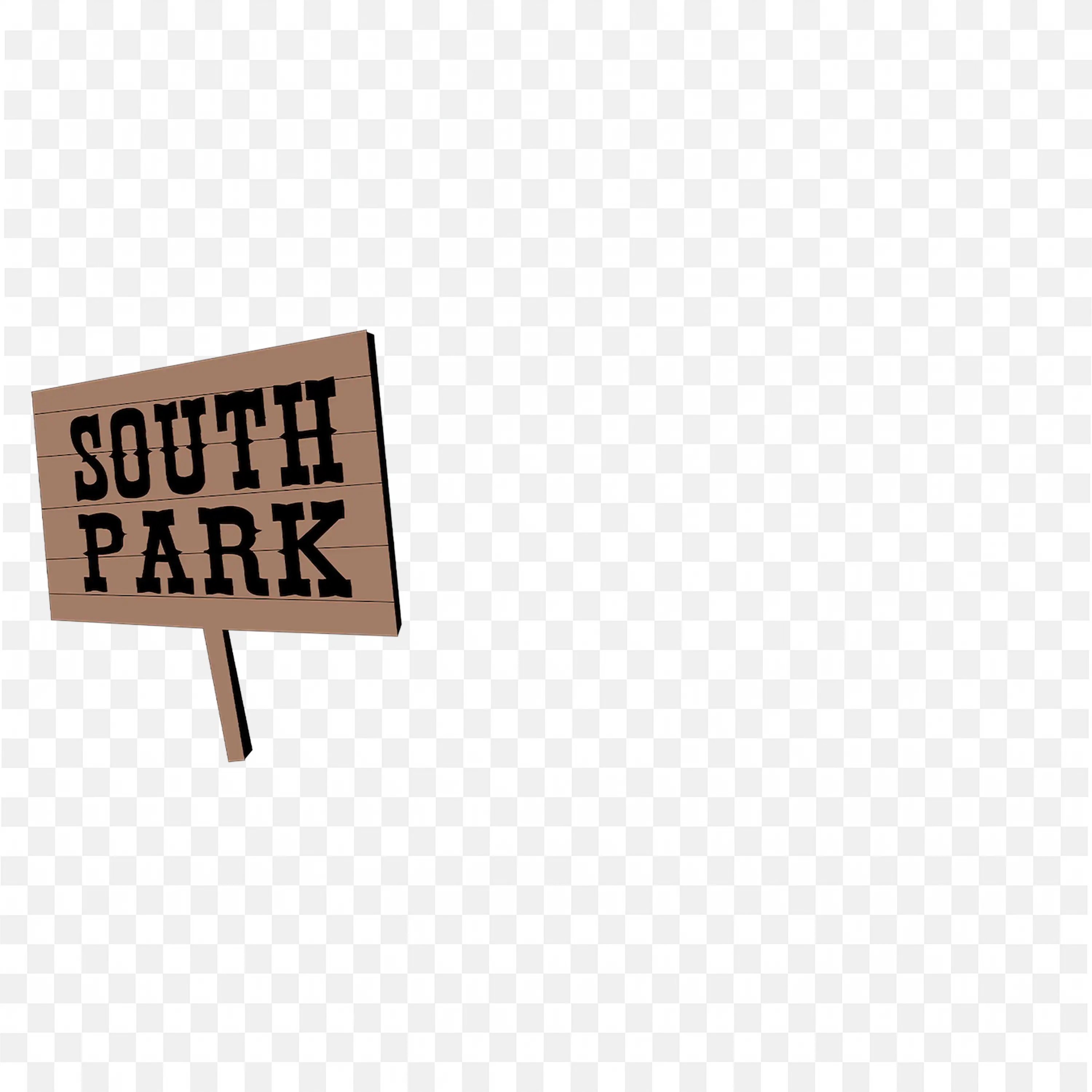 South Park Logo Board Iconic Animated Comedy Series Png