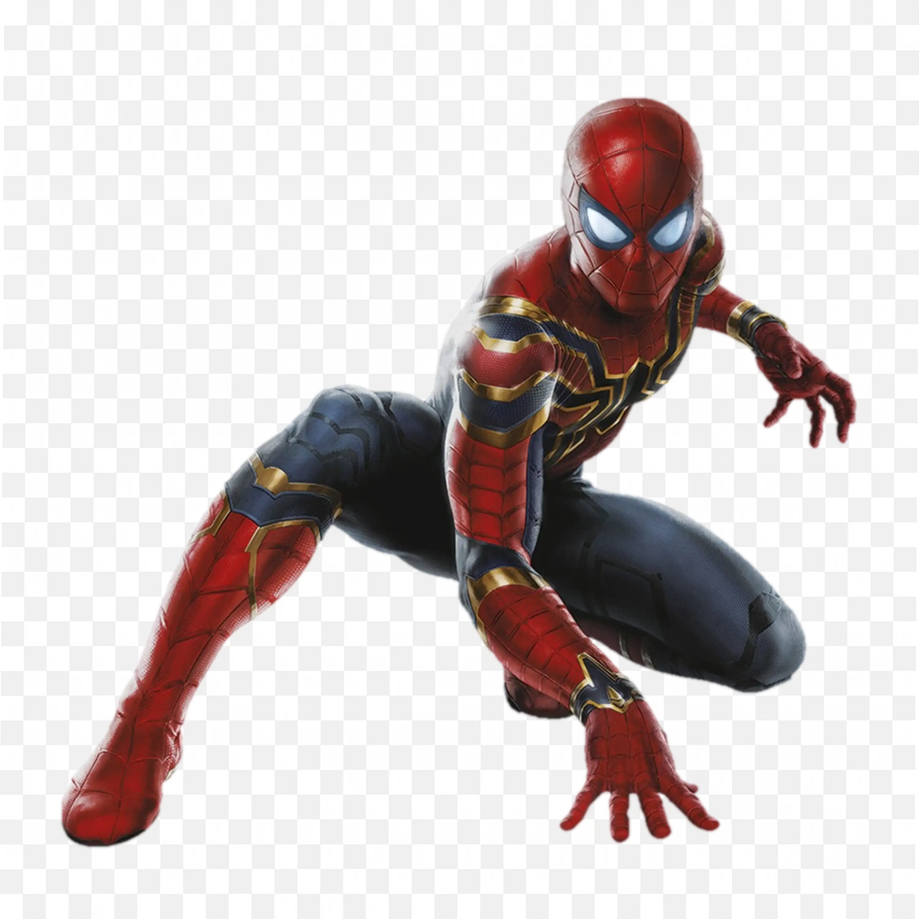 Spiderman with His Iron Spider Suit Png Images Download Free