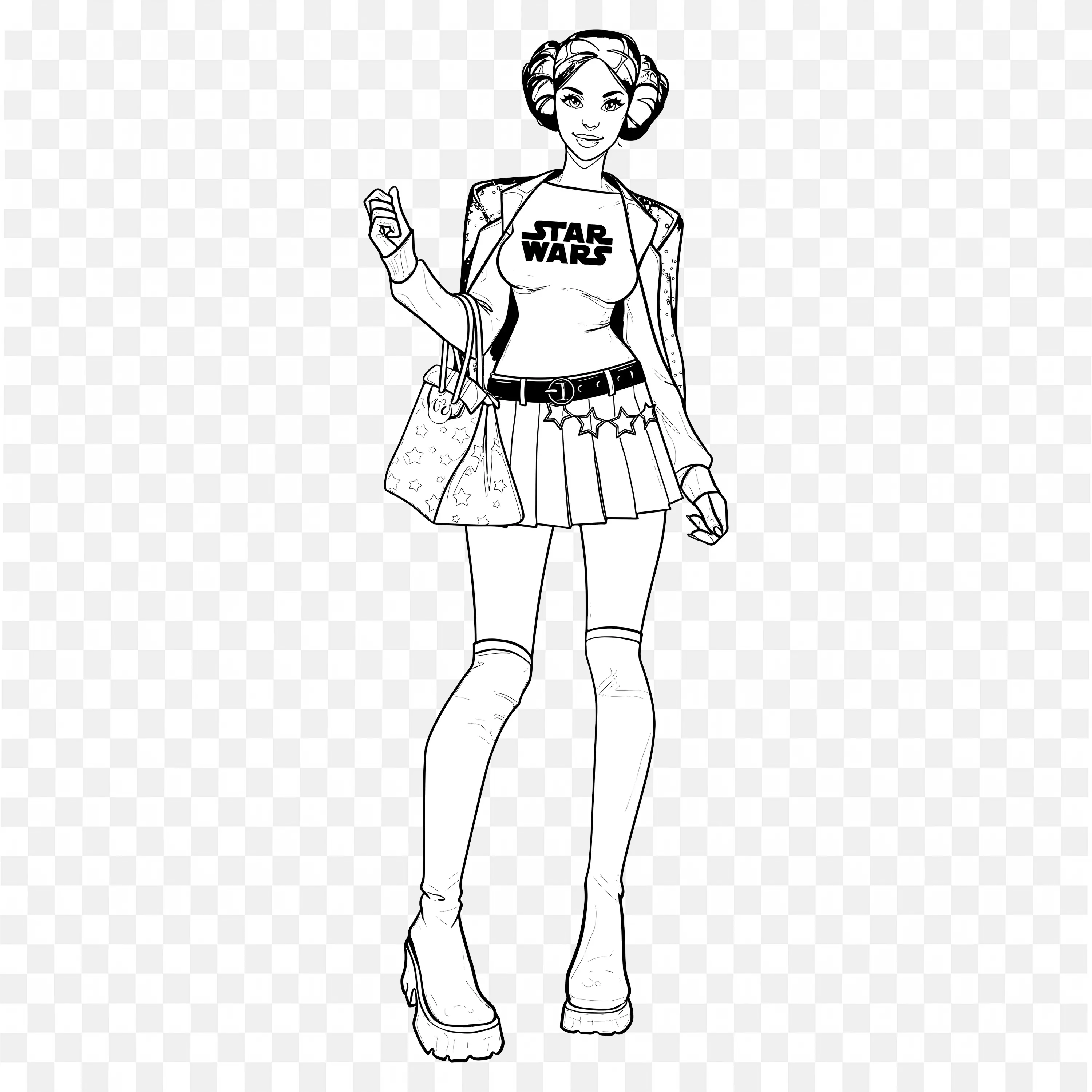 Star Wars Fashion of Princess Leia Inspired Outfit