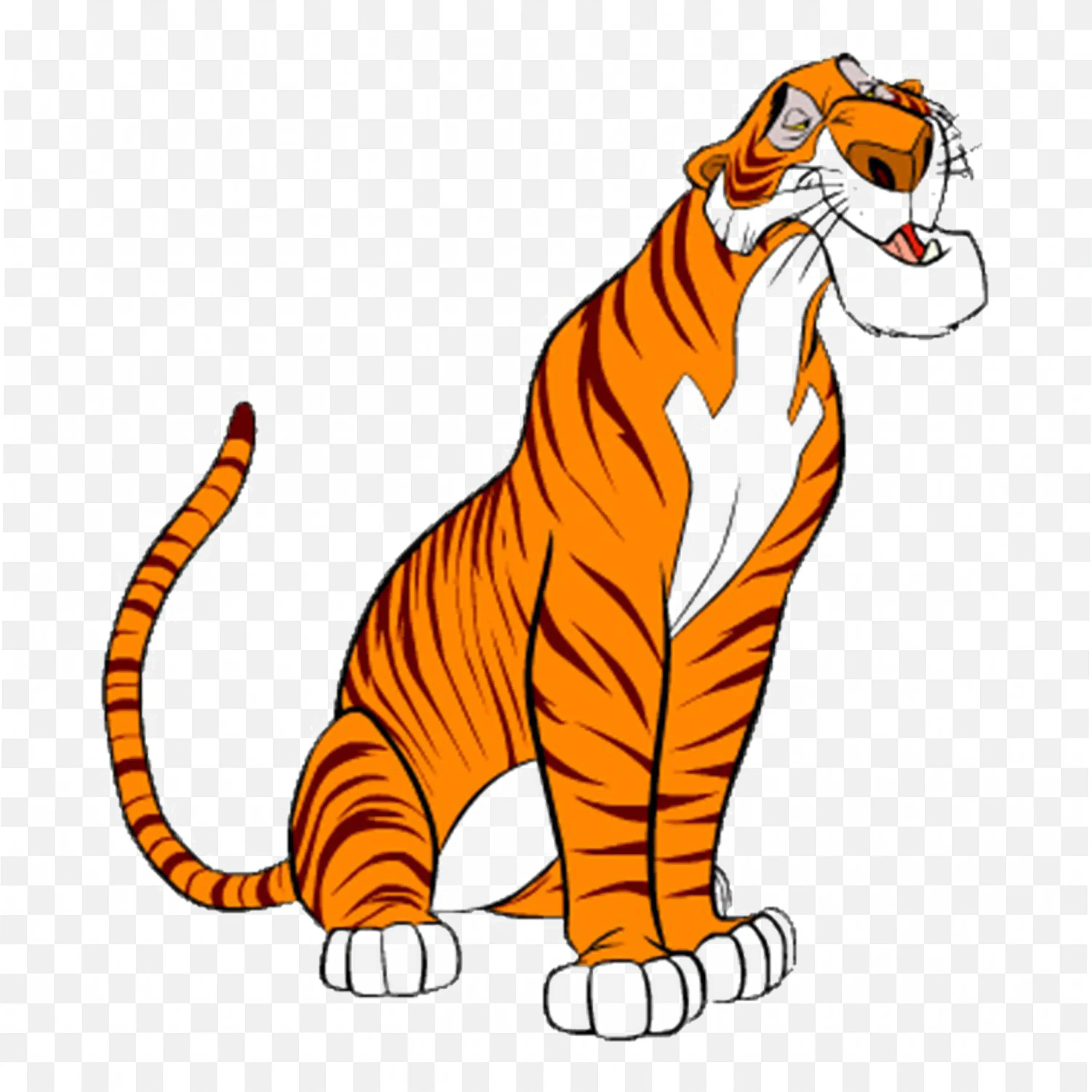 The Tiger from Disney the Jungle Book Shere Khan