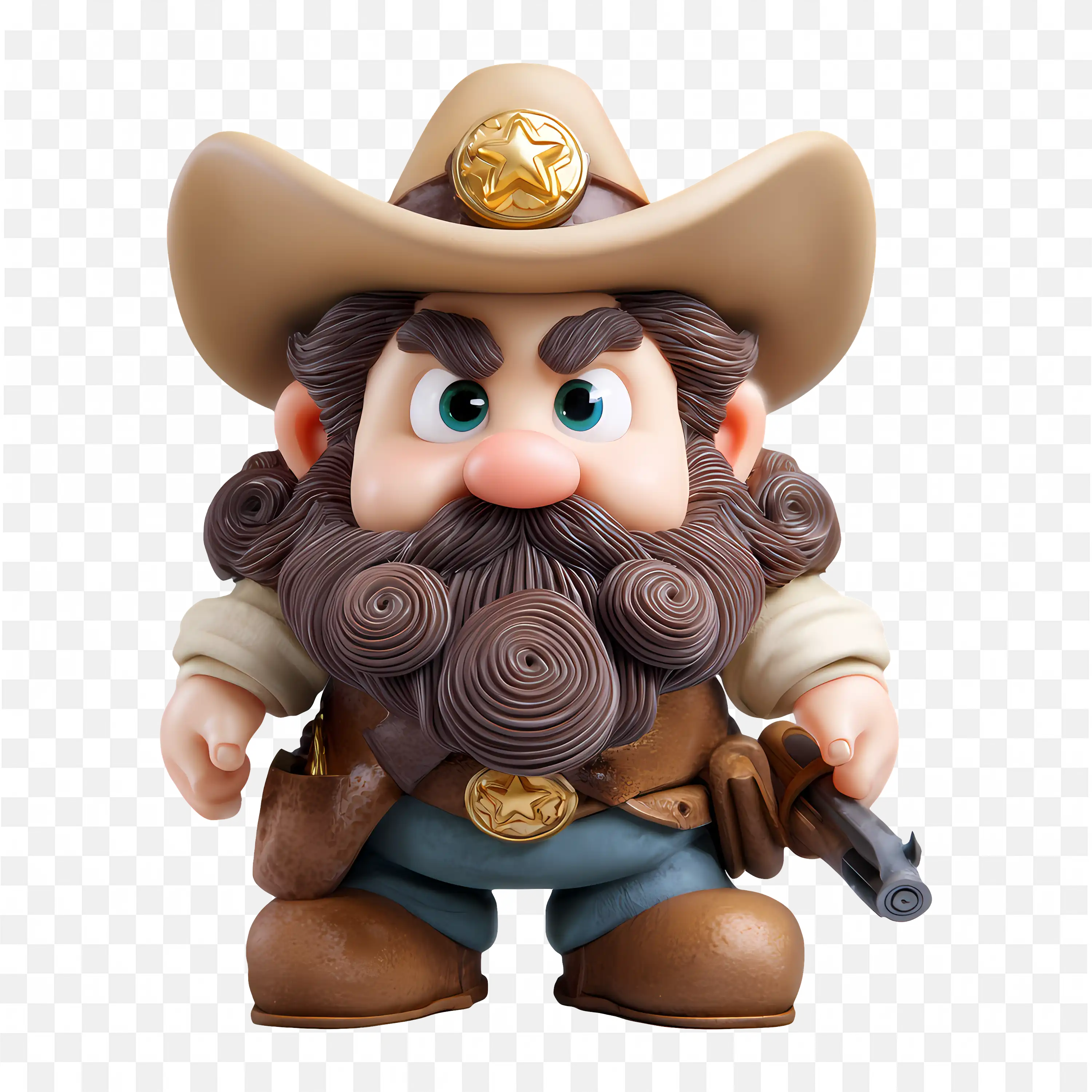 Toy Story Woody and Buzz with Toy Gun 3D Cartoon Heroes