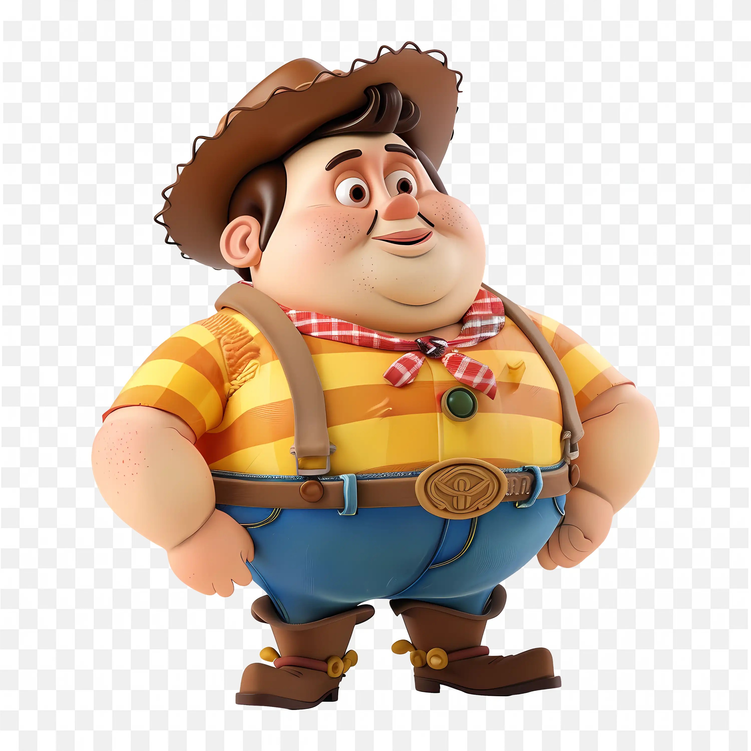 Woody Toy Story Png Happy Chubby with Round Hat