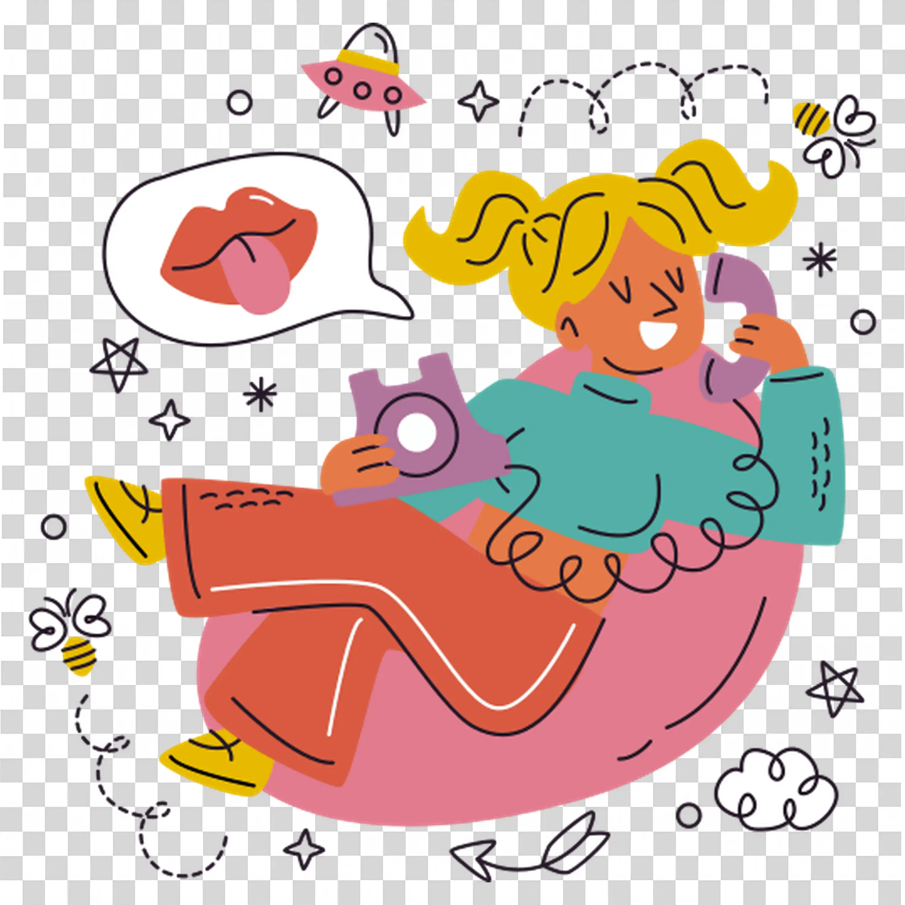 A pirate like figure in a confident pose PNG image