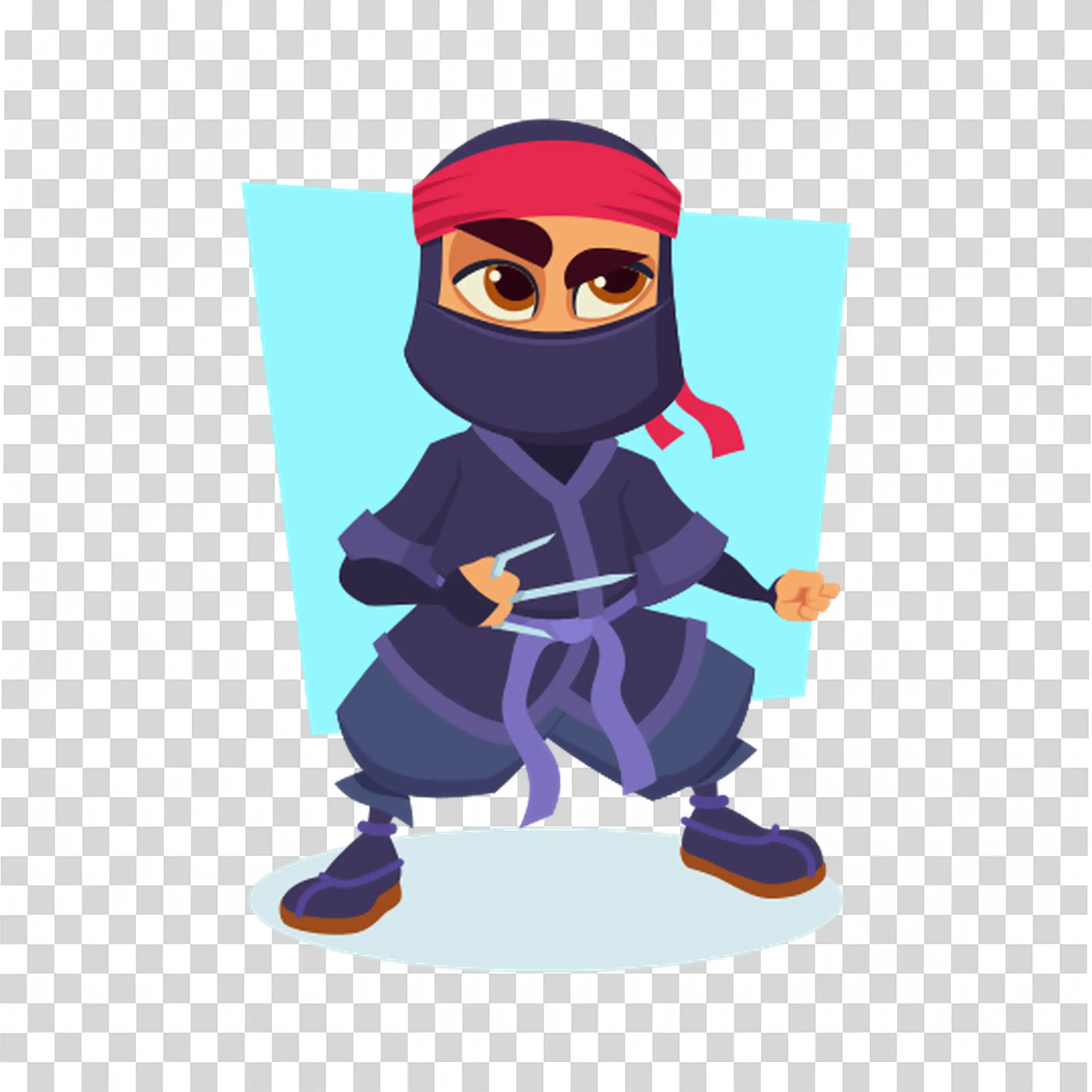 Actionpacked ninja character ready for an adventure