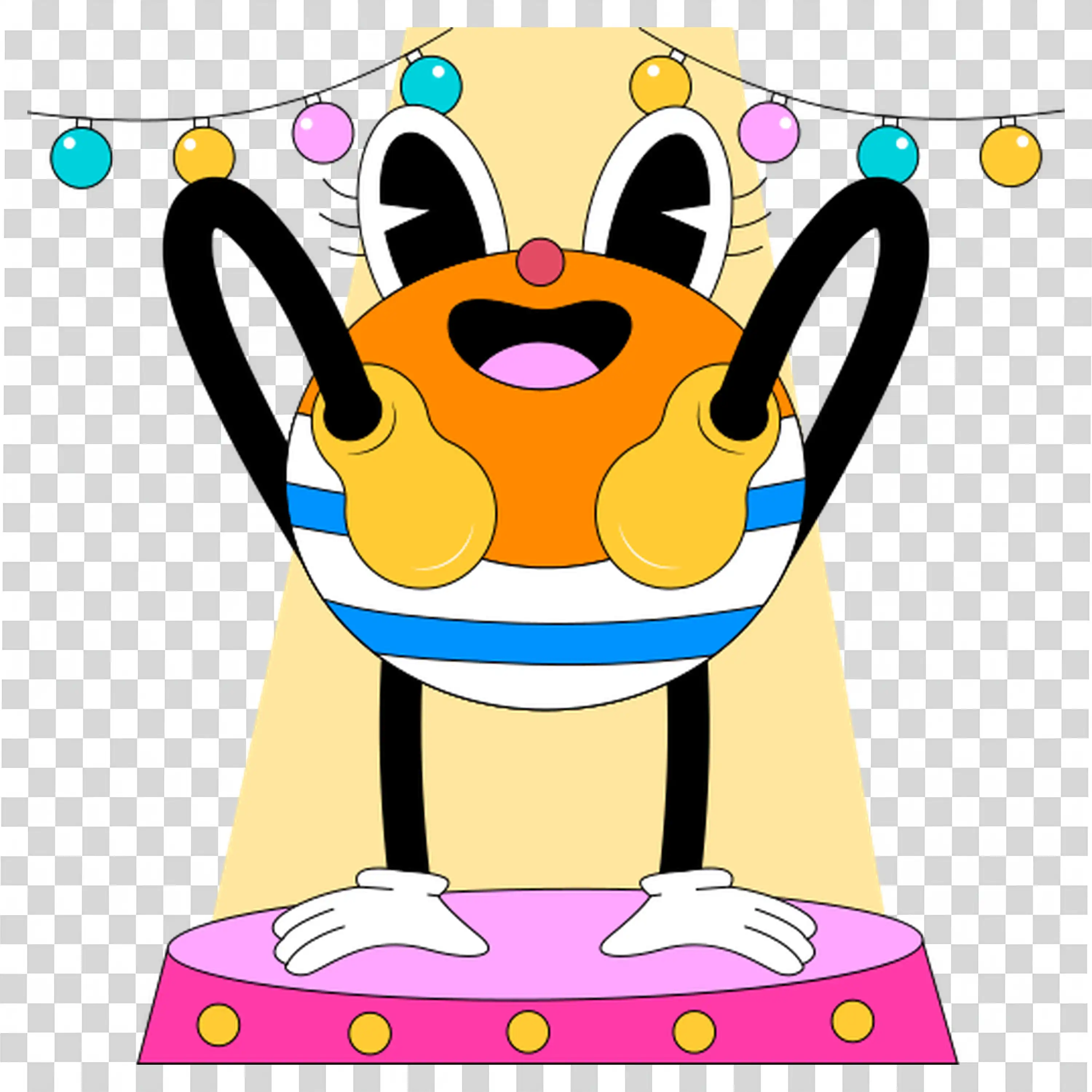 Animated Tiger Character with Boxing Gloves Ready to Fight