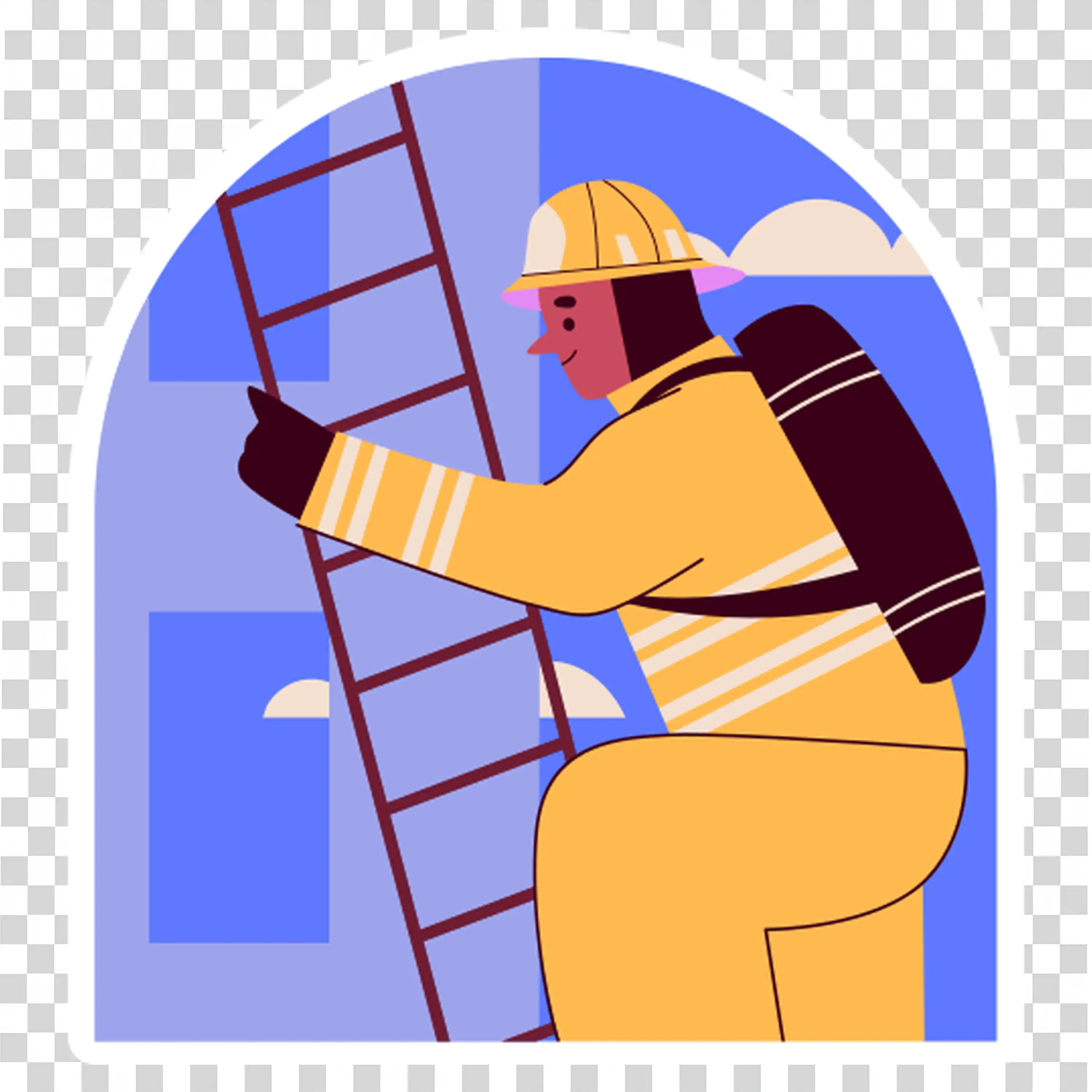 Archer in Hood Aiming Arrow with Intensity download PNG