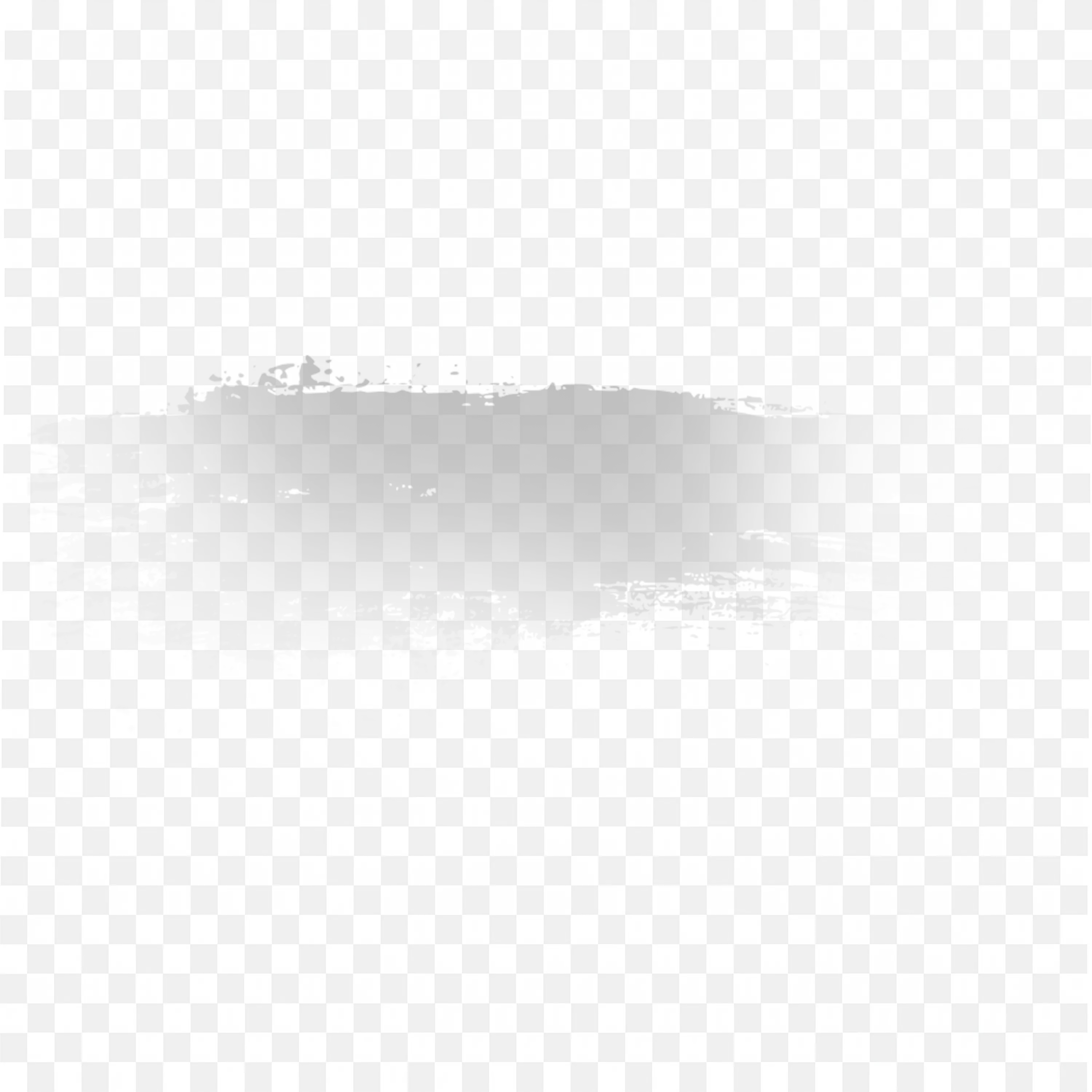 Black Rough Paint Shade with Rough Edges on White Space