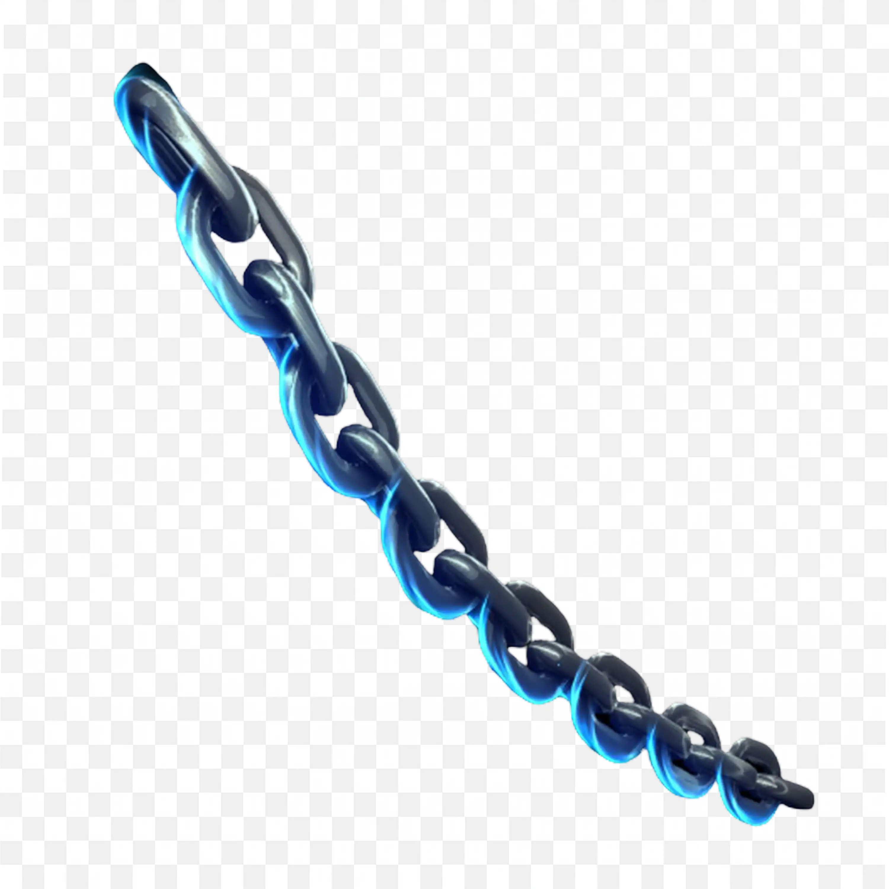 Blue Colour Chain Link Design Clip Art Free PNG Download
