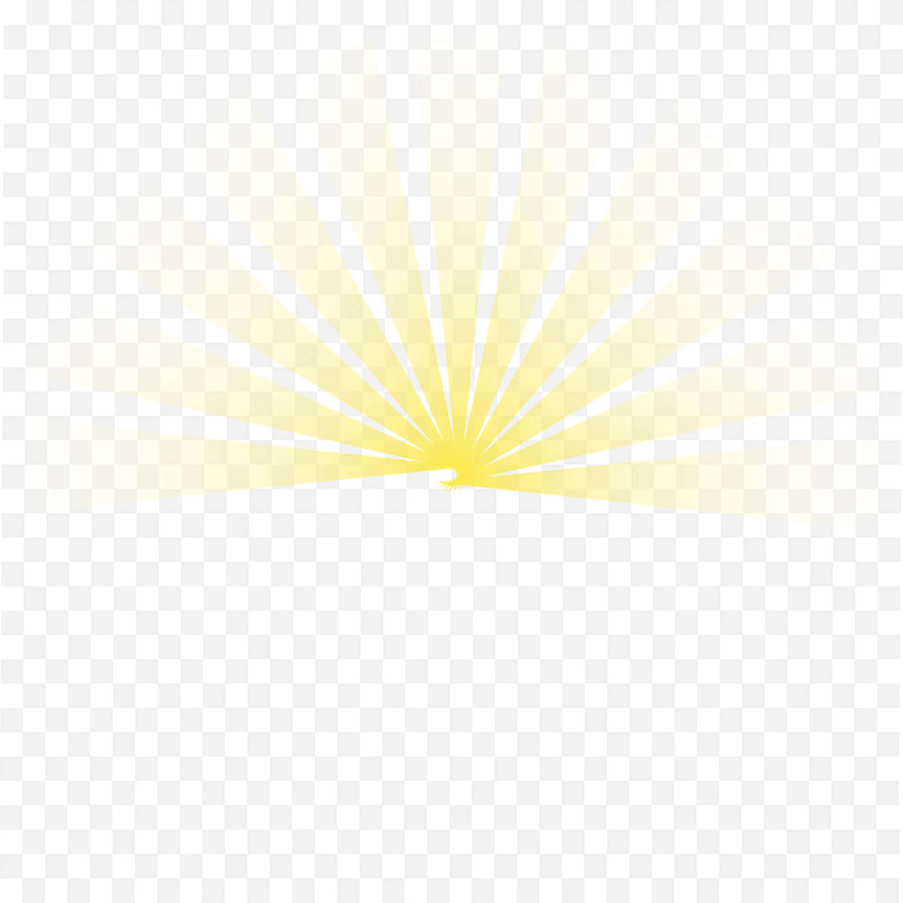 Bright Yellow Rays Symbolizing Sunlight Free PNG Image