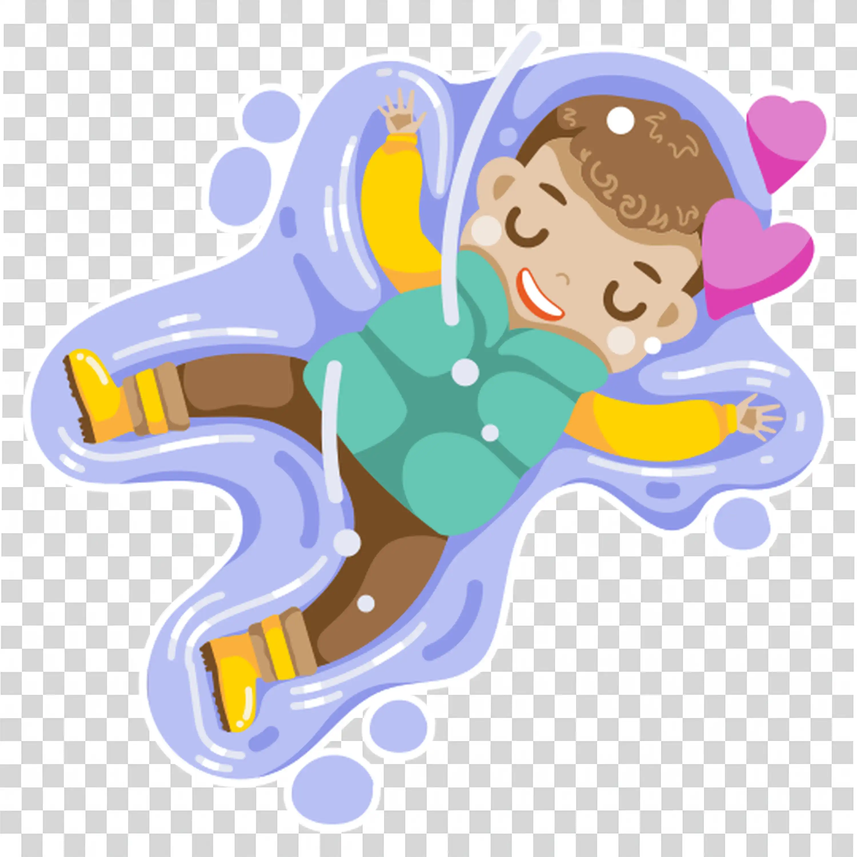 Butterfly Girl Flying Through Colorful Background PNG