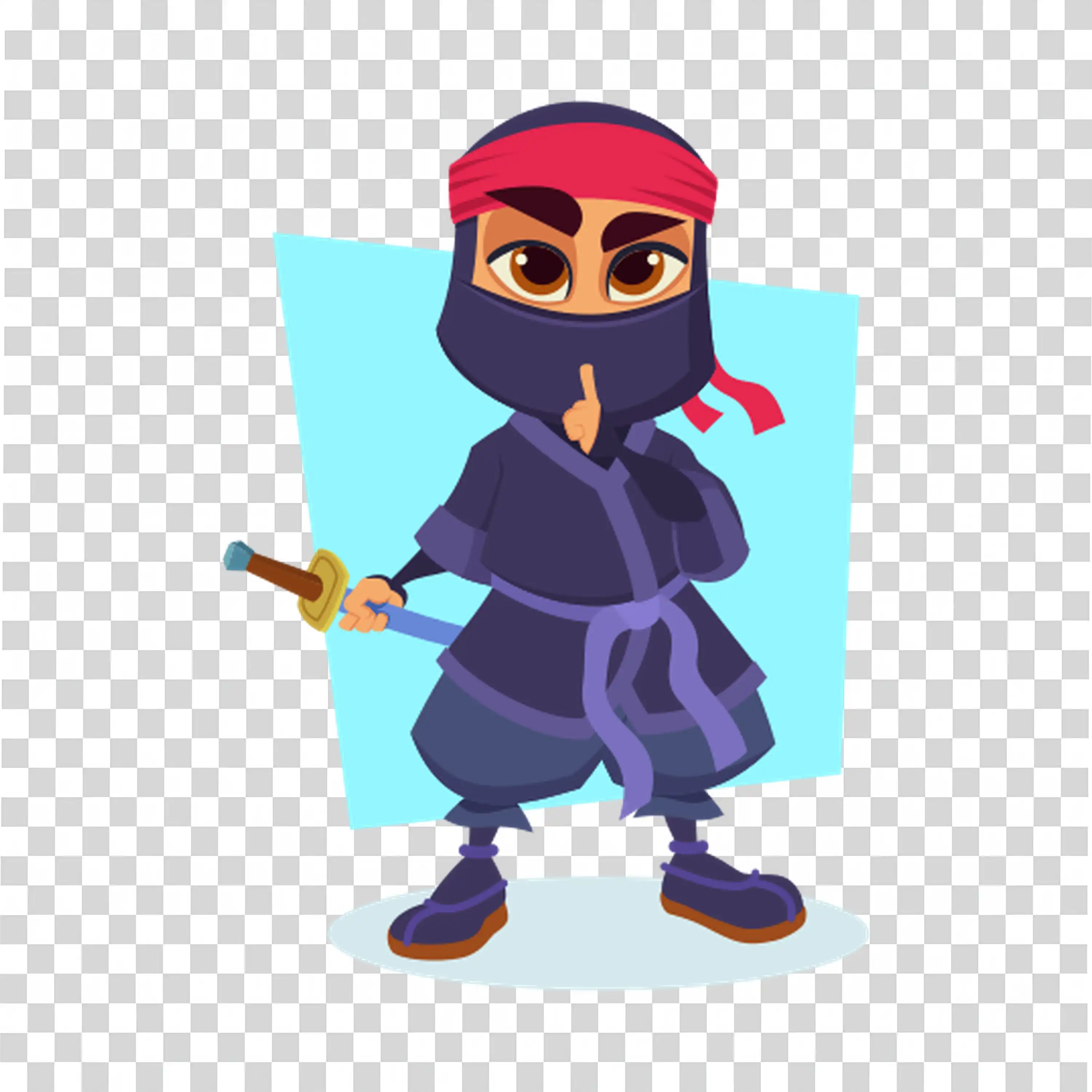 Cartoon Pirate with Ship and Animal Companion free PNG