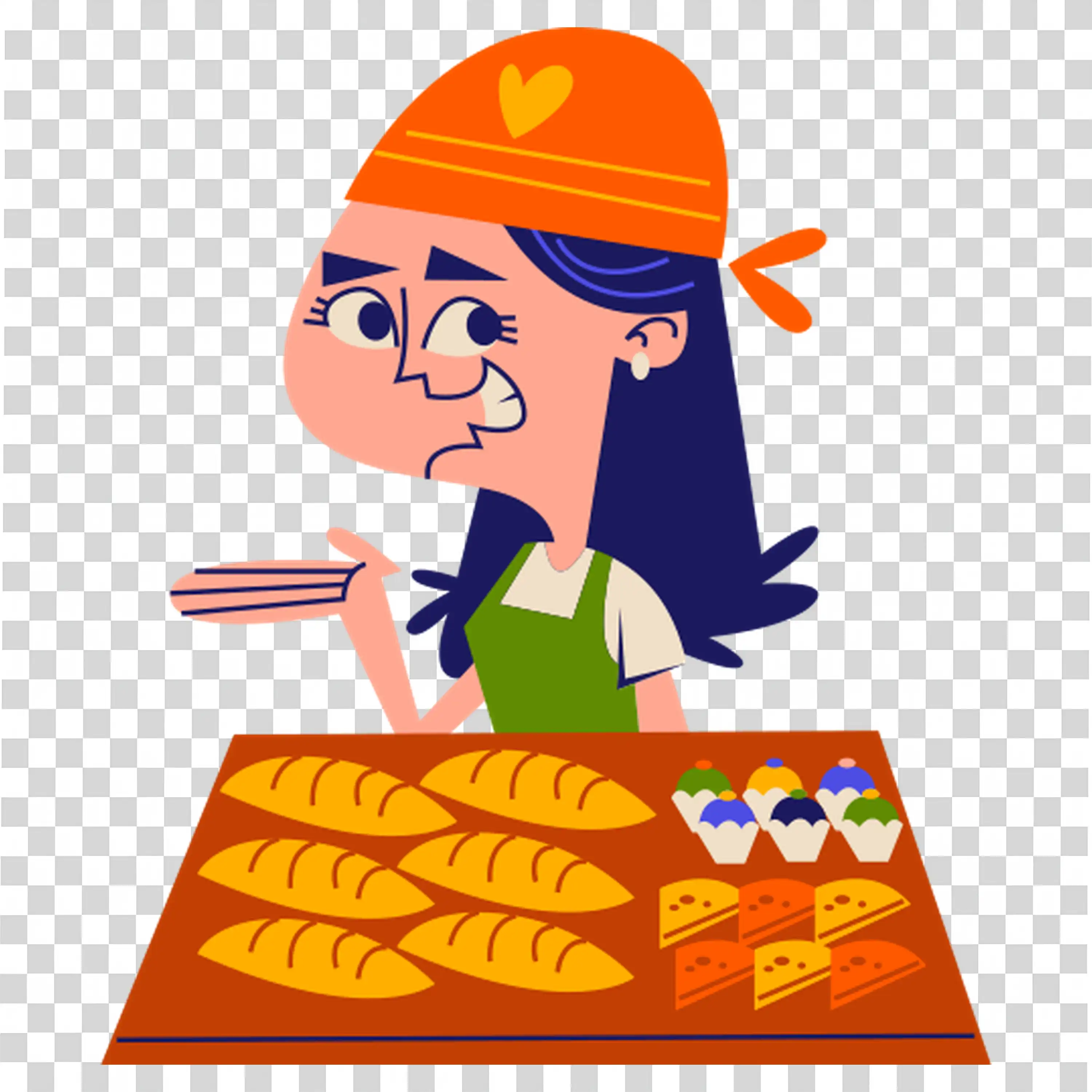 Cheerful Girl Holding Bowl With Food And Spoon Up free PNG