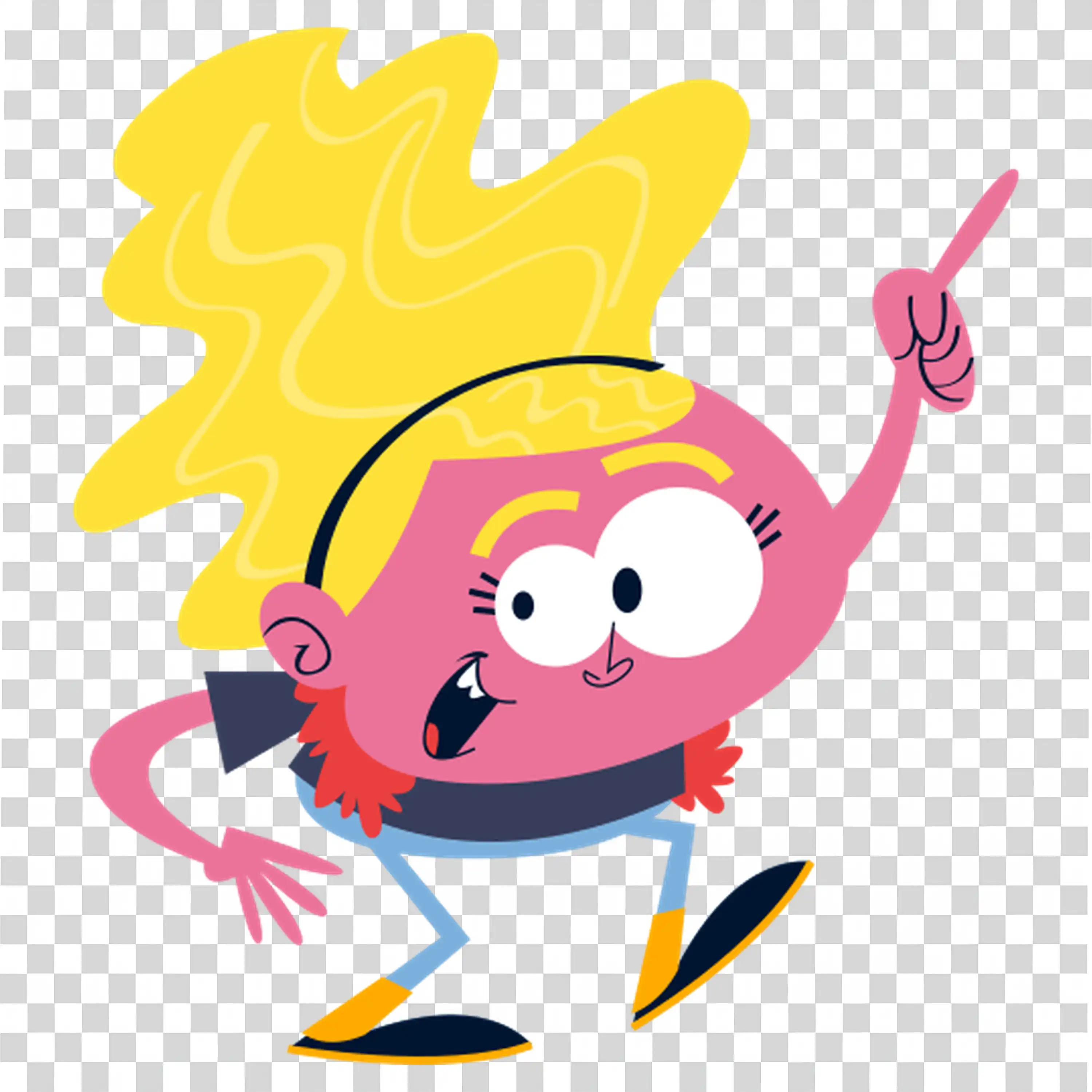 Cheerful Woman Dancing Expressing Joy and Positivity
