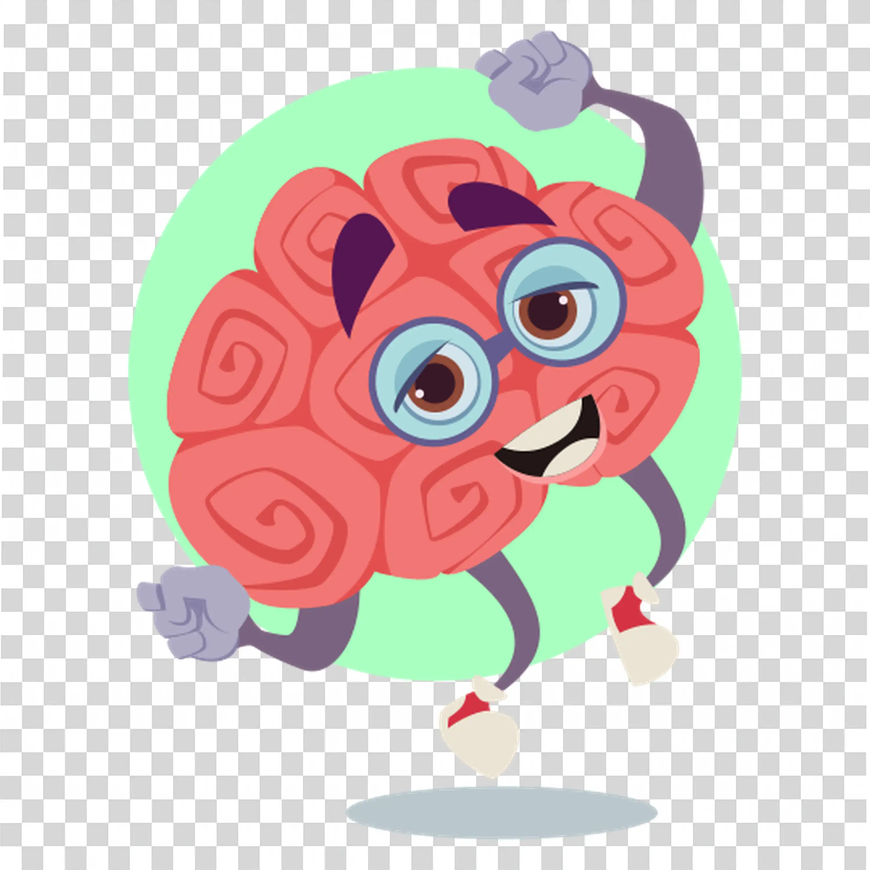 Child with Colorful Hair and Glasses Smiling Brightly