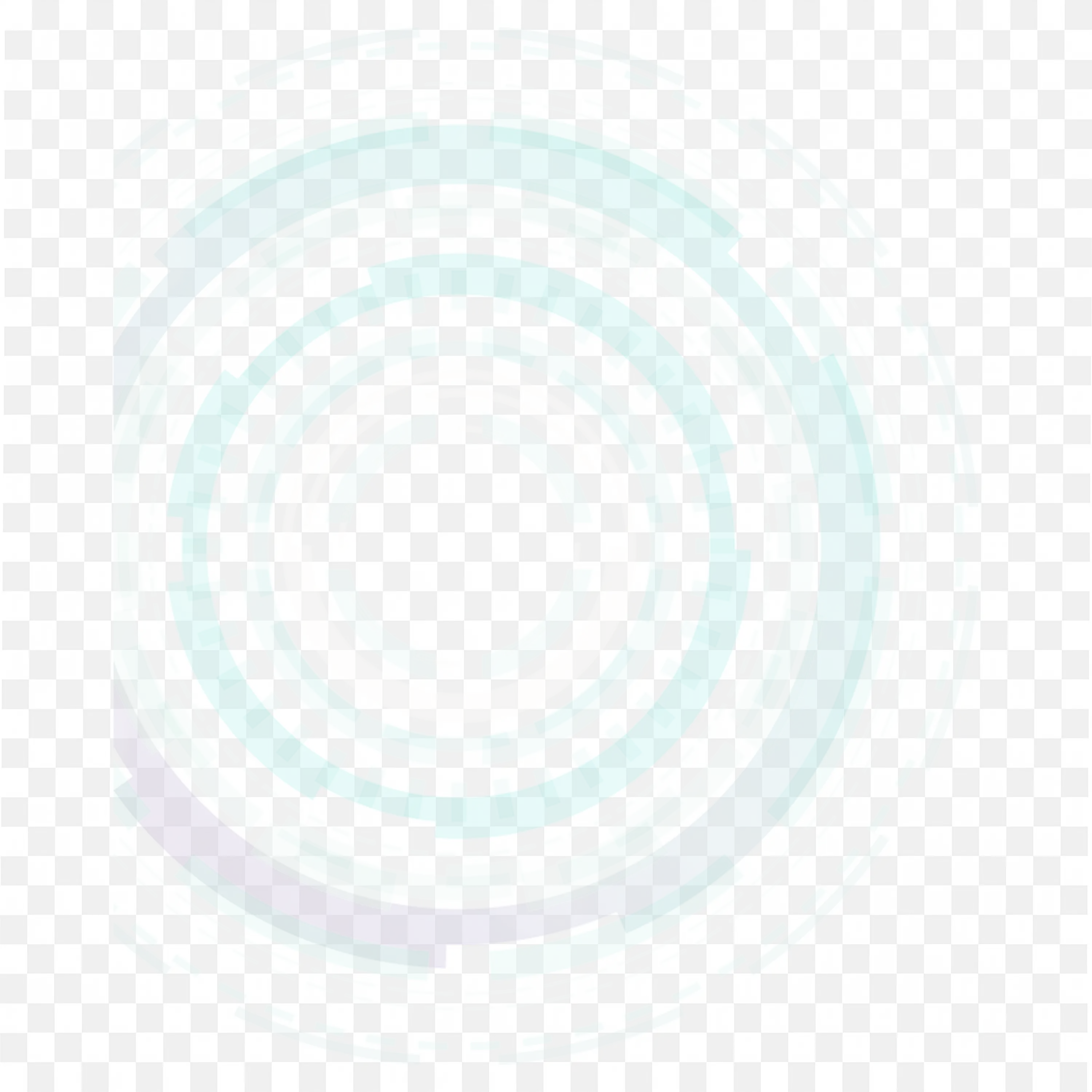 Circular Digital Tech Interface Background Art Free PNG