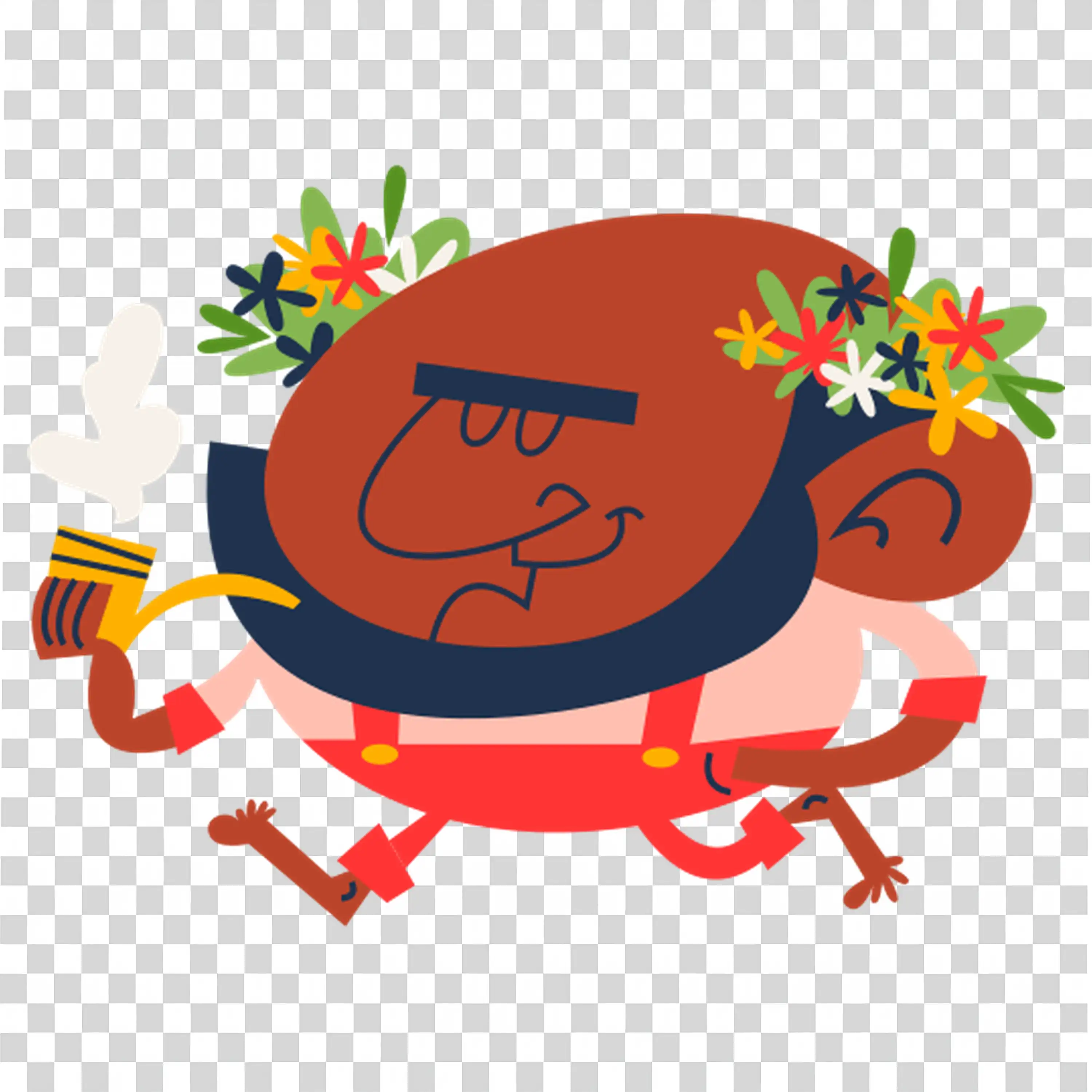 Creative Chef Preparing a Special Dish free PNG image