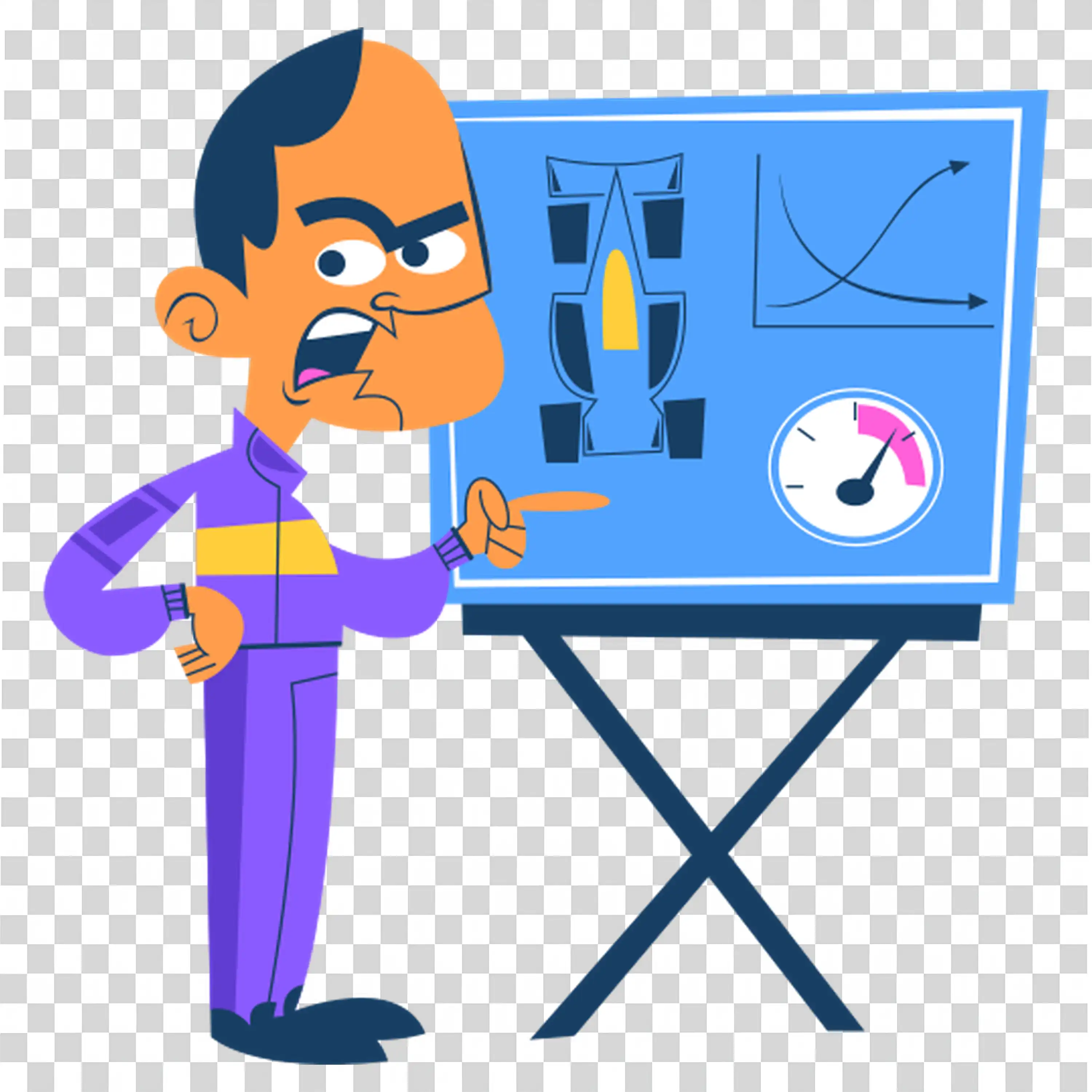 Female camera operator filming a scene in studio free PNG