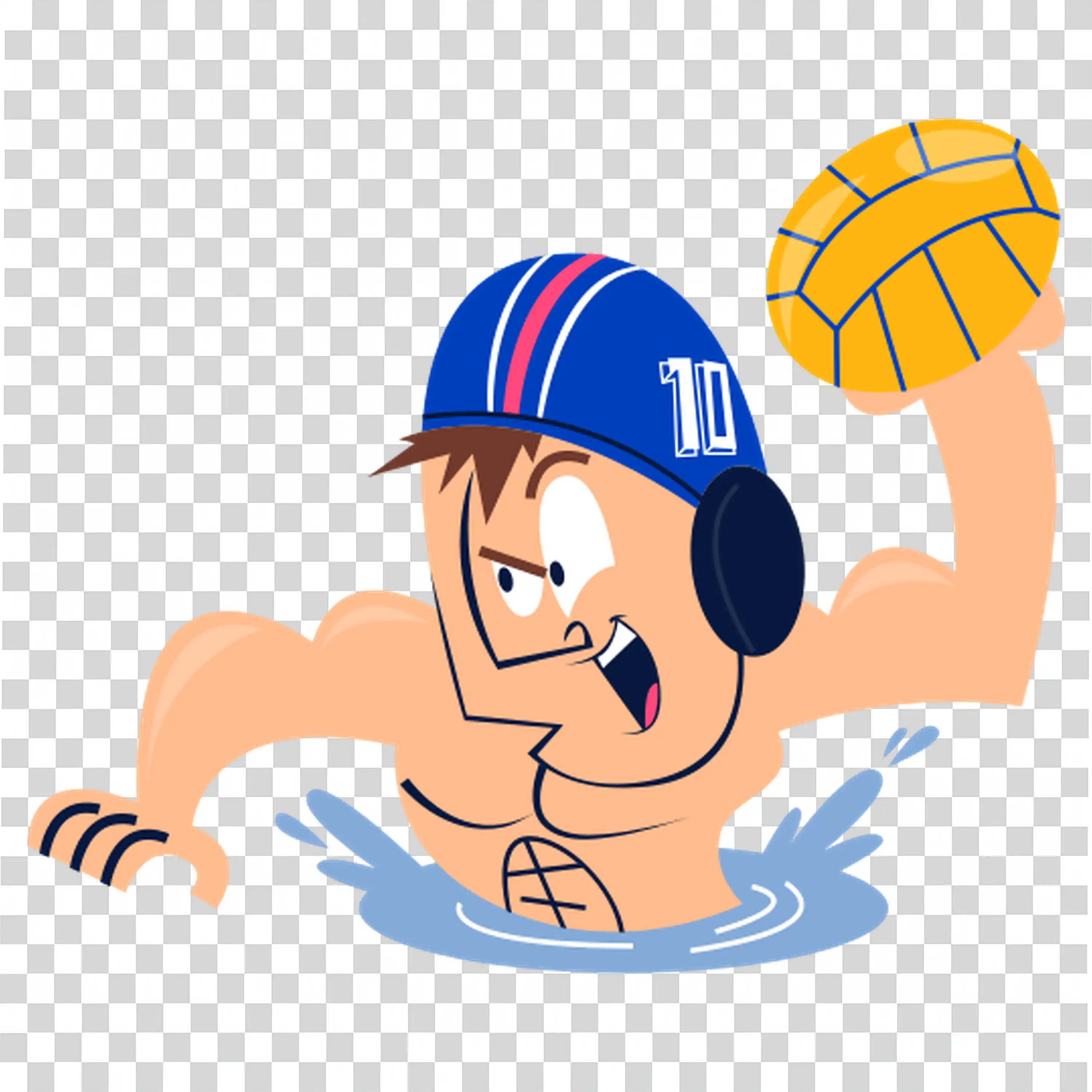 Football player running with ball wearing helmet free PNG