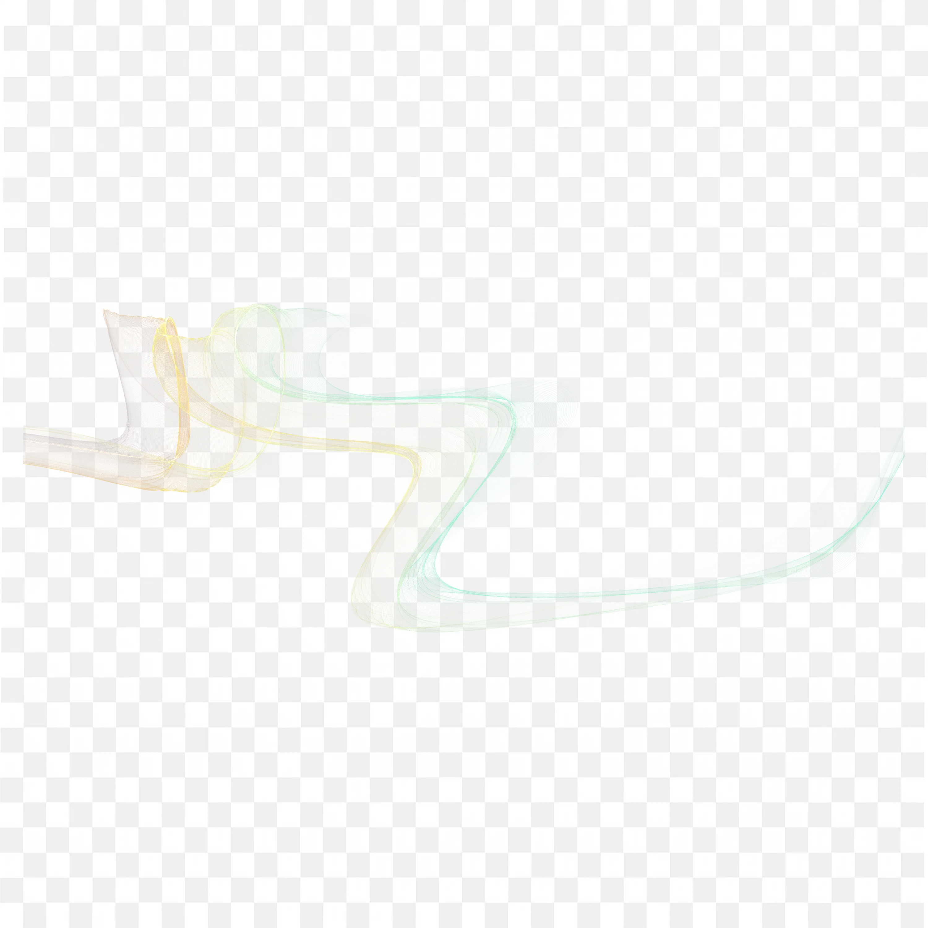 Gentle Pastel Coloured Wave Bending in a Zigzag Free PNG