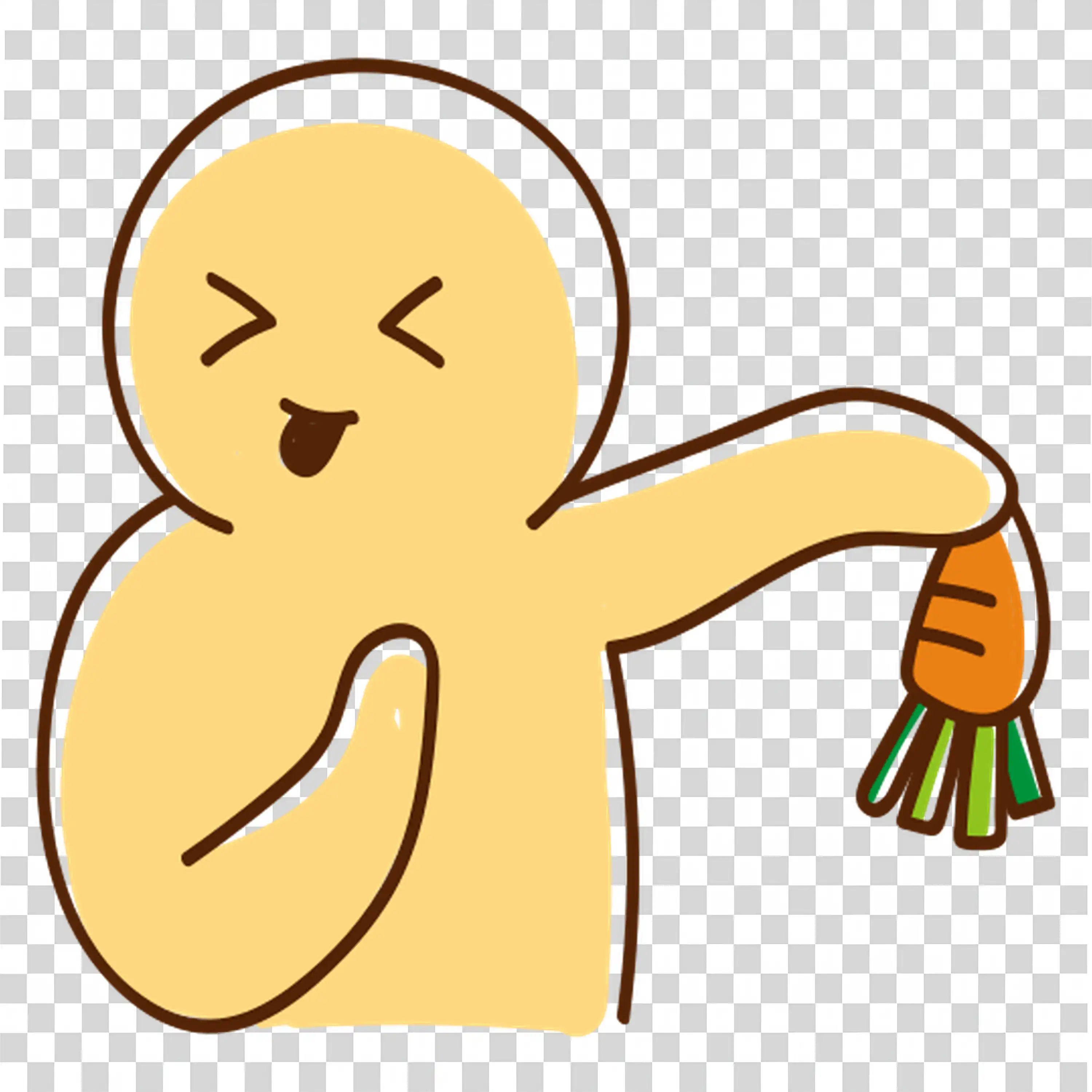 Gingerbread Man Holding Bell with Festive Holiday Cheer