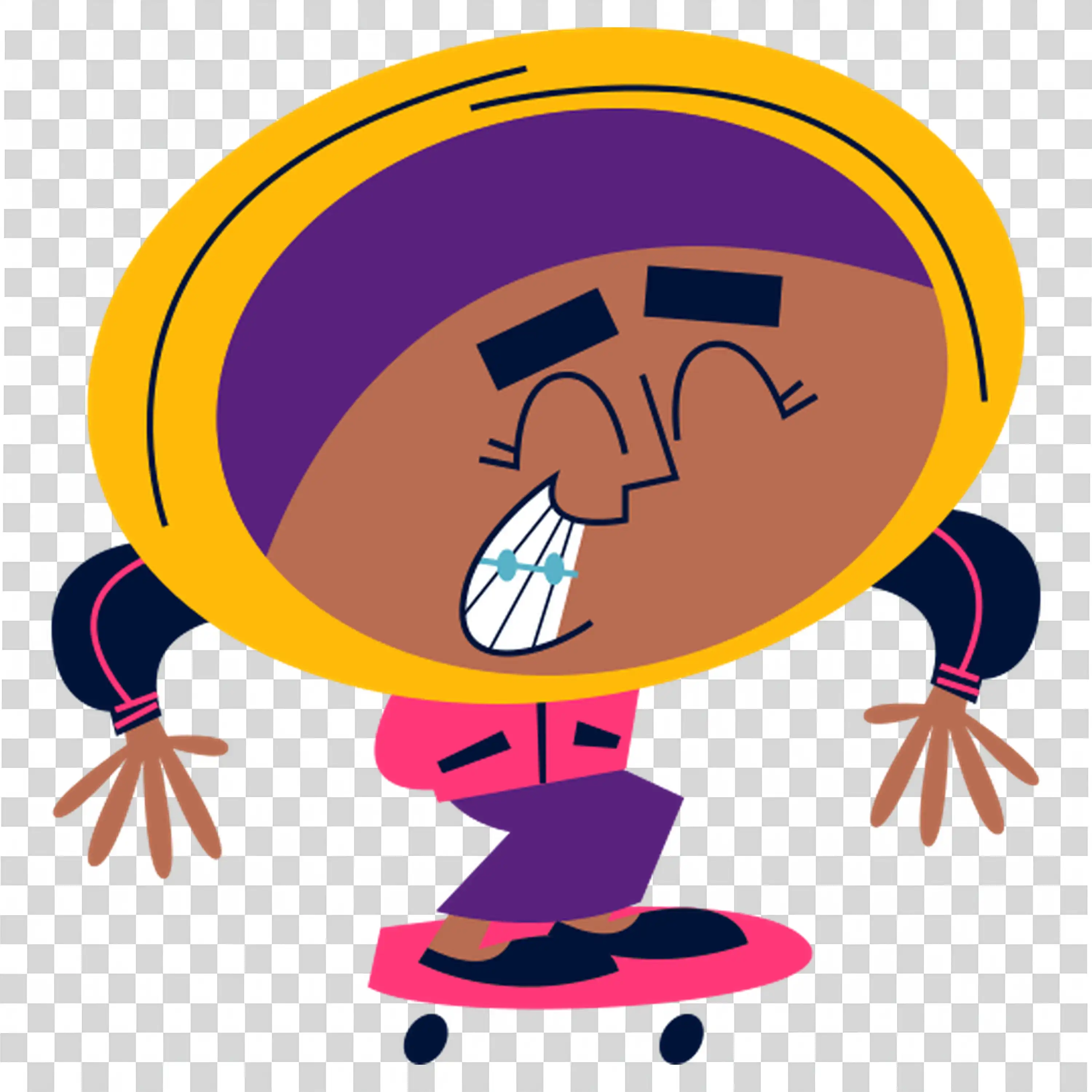 Girl in Costume Performing in Cultural or School Event