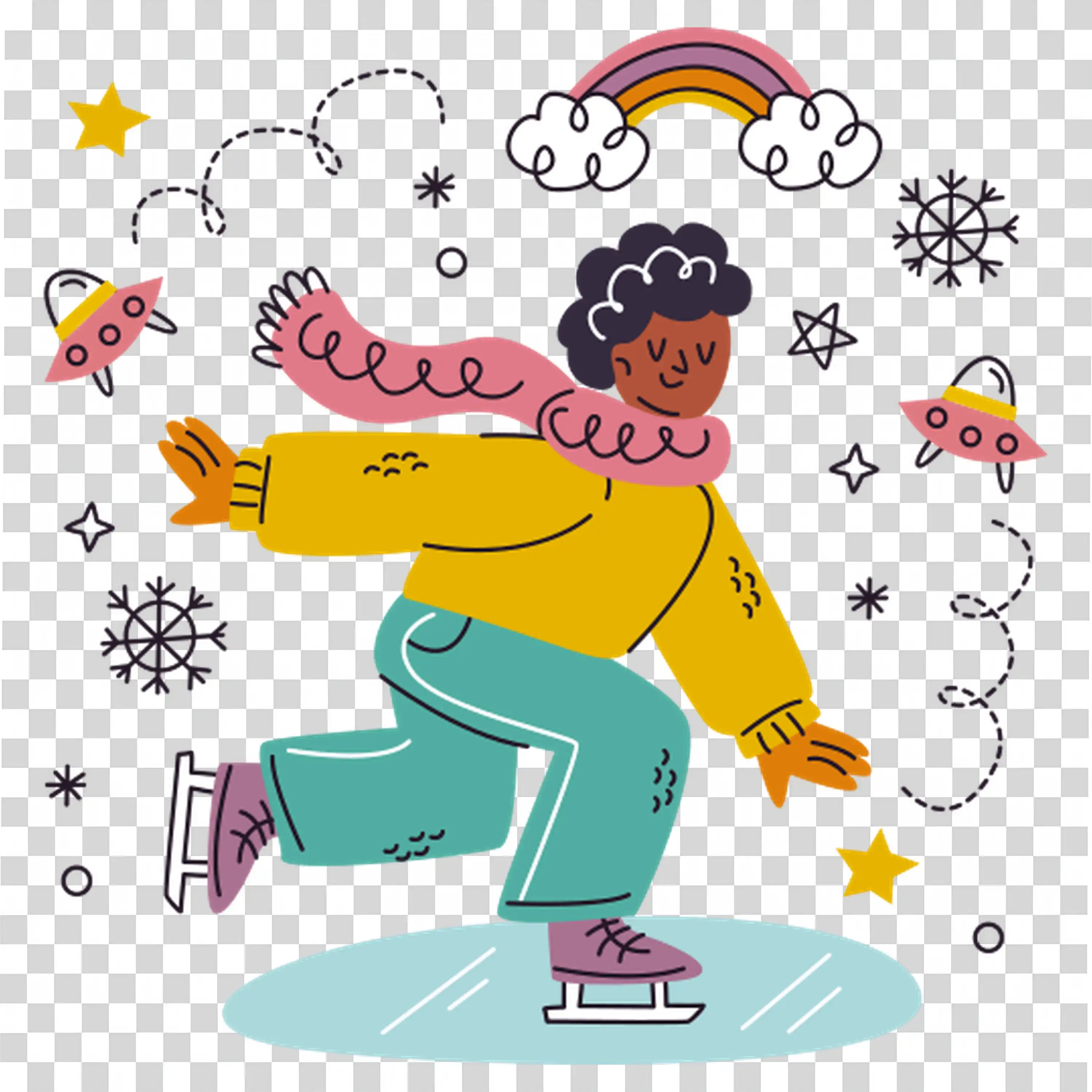 Girl Laughing Loudly With Joy And Closed Eyes free PNG