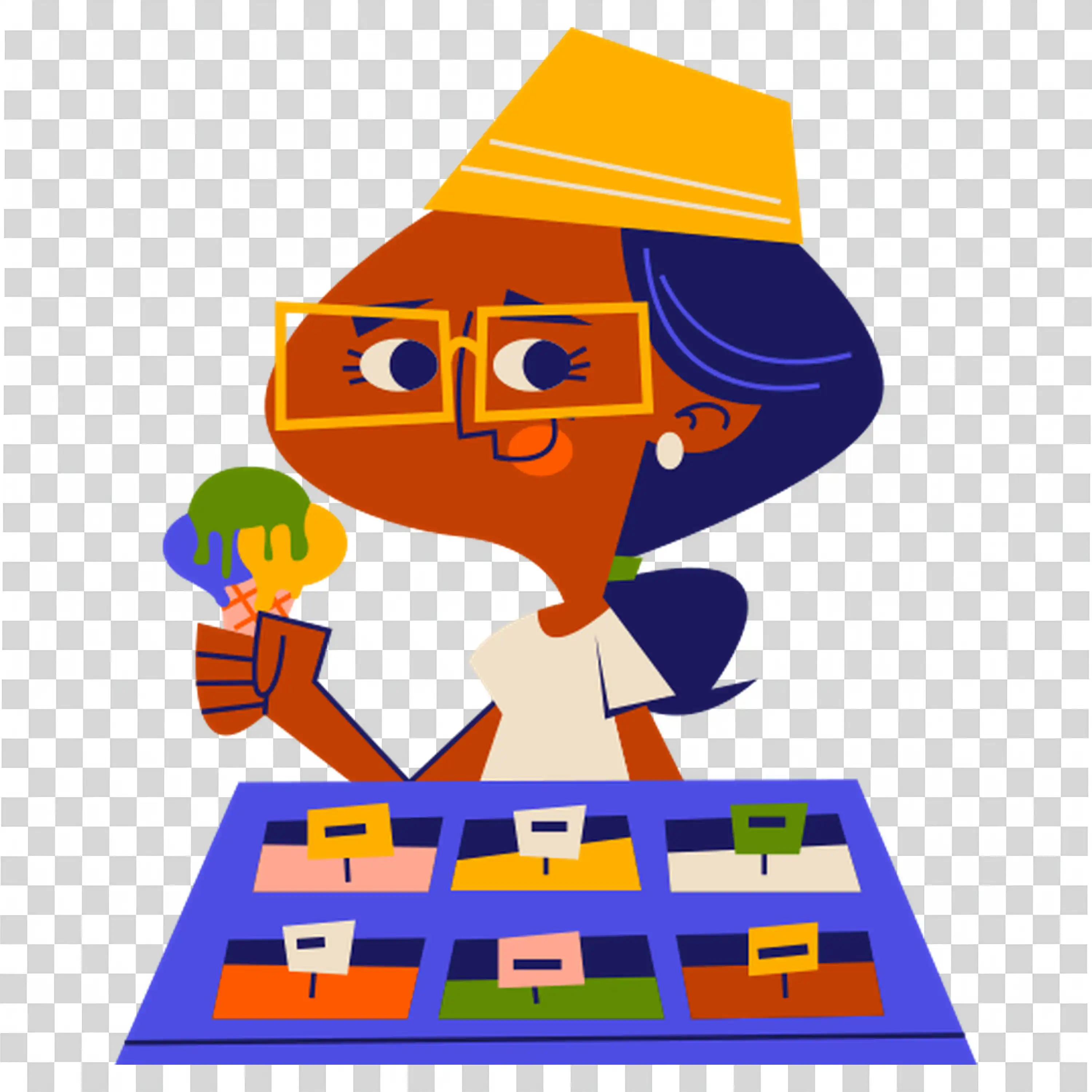 Girl Scientist Exploring Elements in Lab Environment