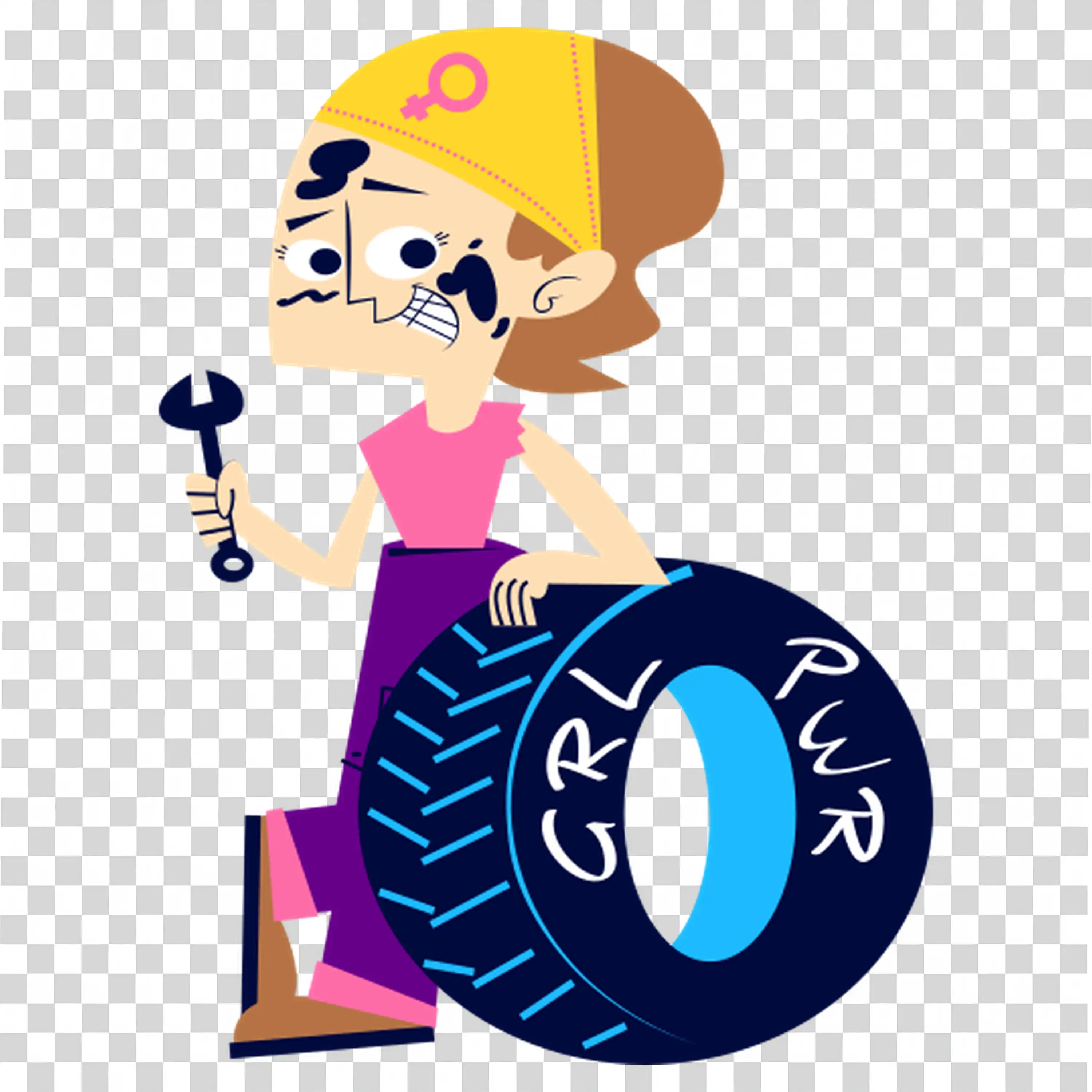 Girl Using a Wheelchair Playing with a Drum free PNG image