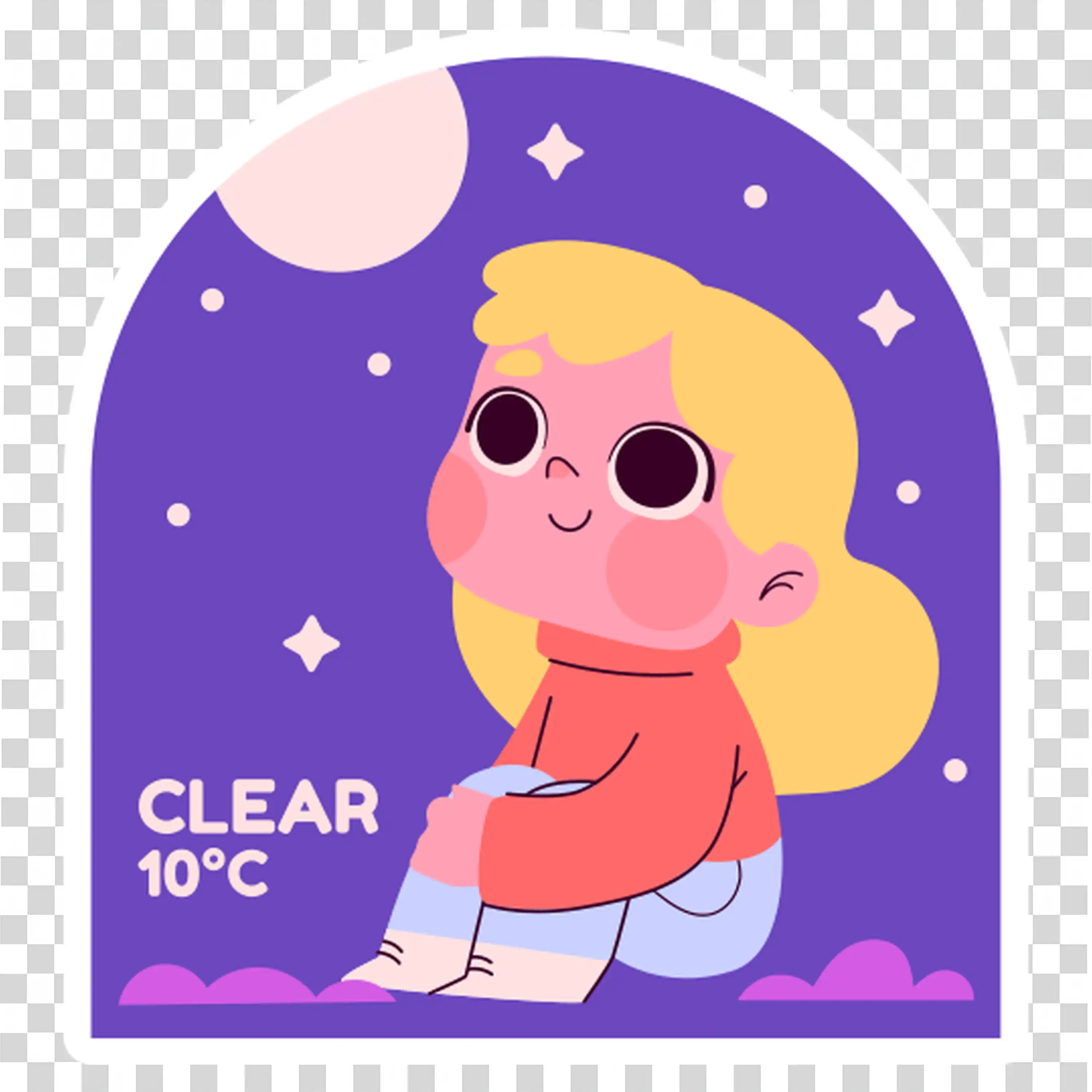 Girl Wearing Sunglasses With Clear Soul Message PNG