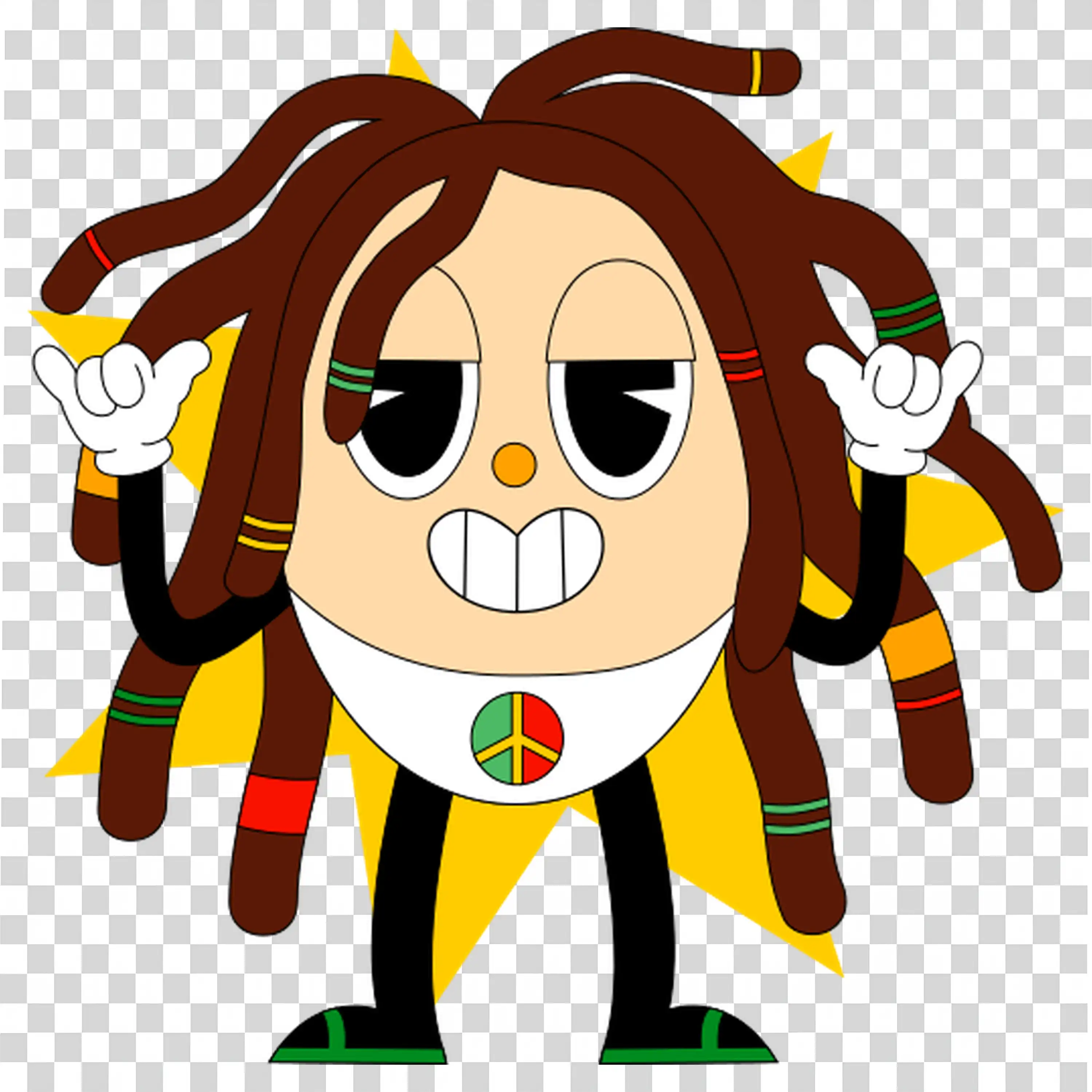 Girl with Braided Hair and Mischievous Smile free PNG