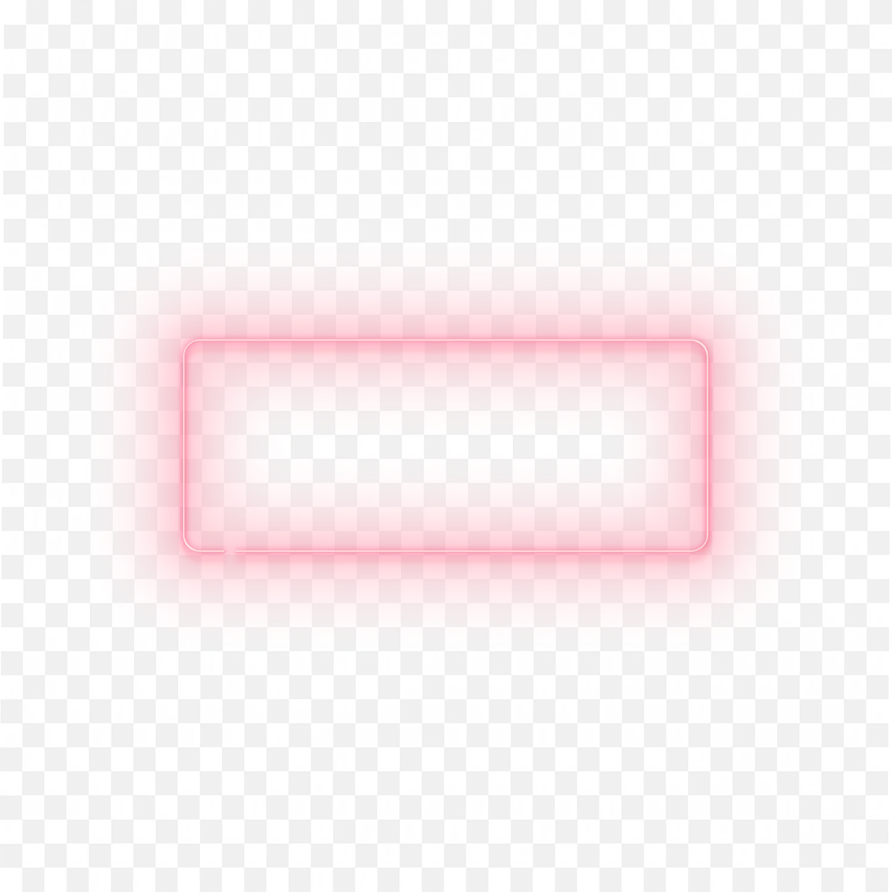 Glowing Rectangular Shape Blank Box for Text Free PNG Image