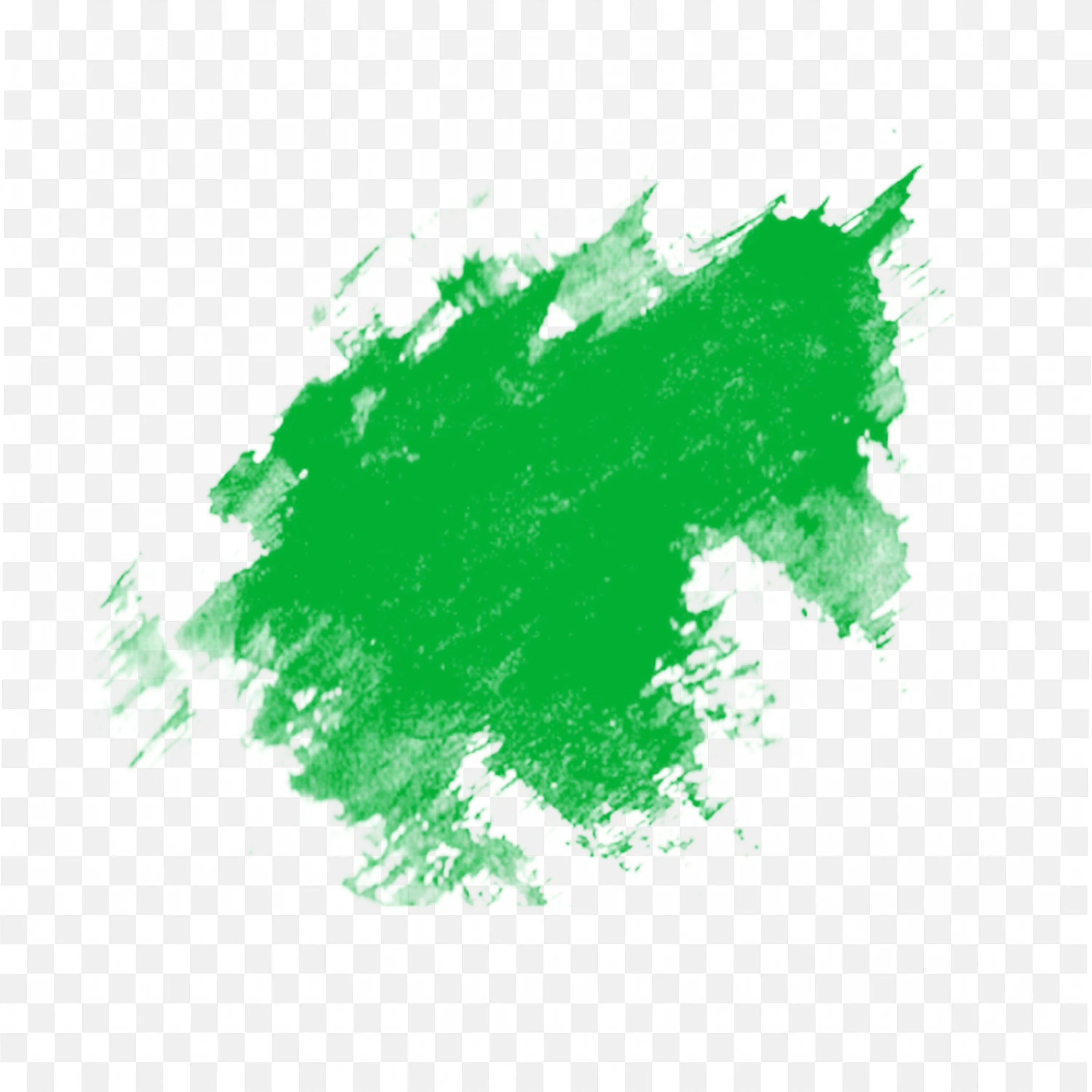 Green Paint Splash in Artistic Design Clip Art PNG Download