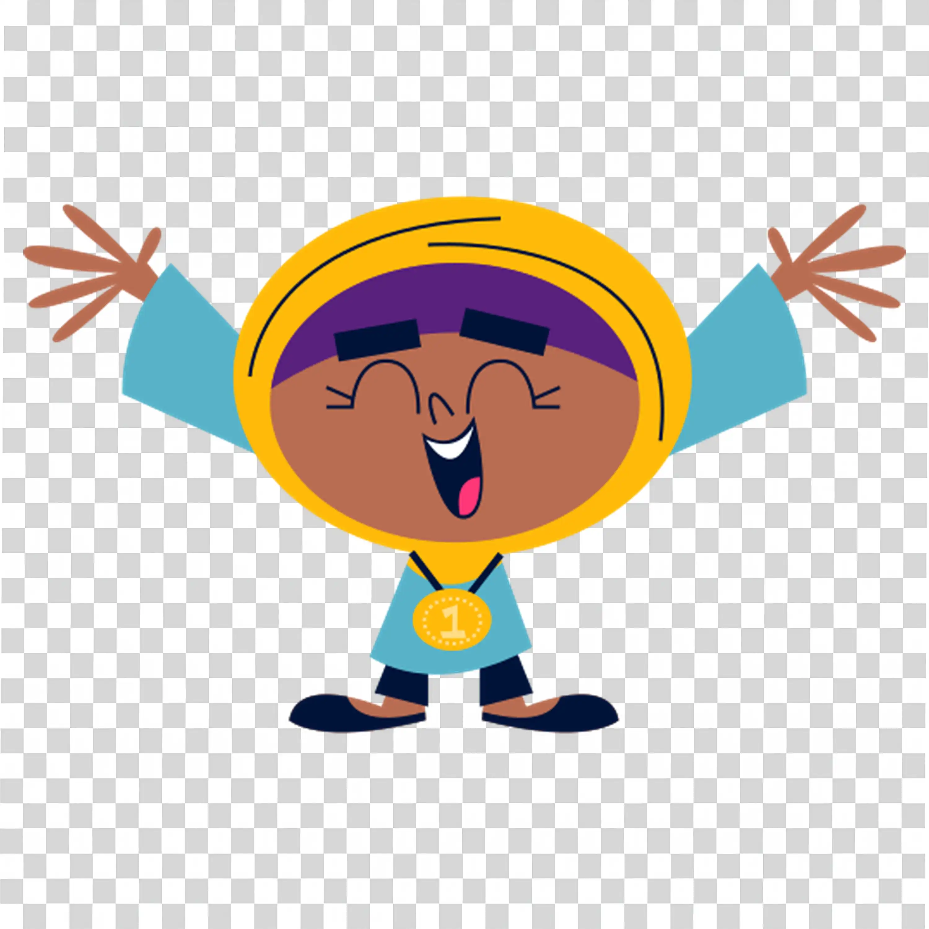 Happy boy dancing in sombrero and colorful poncho outfit