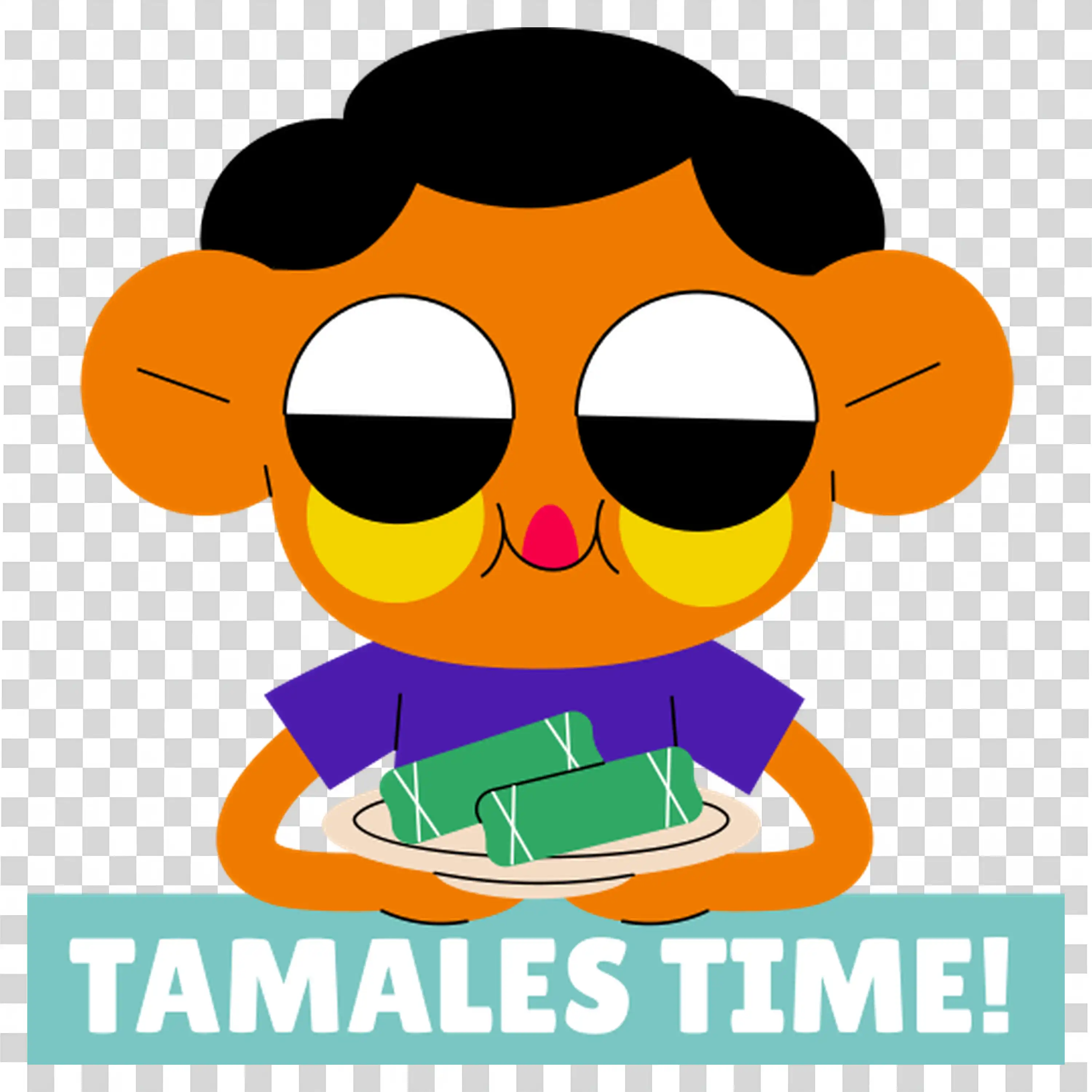 Happy Child Enjoying a Delicious Meal free PNG image