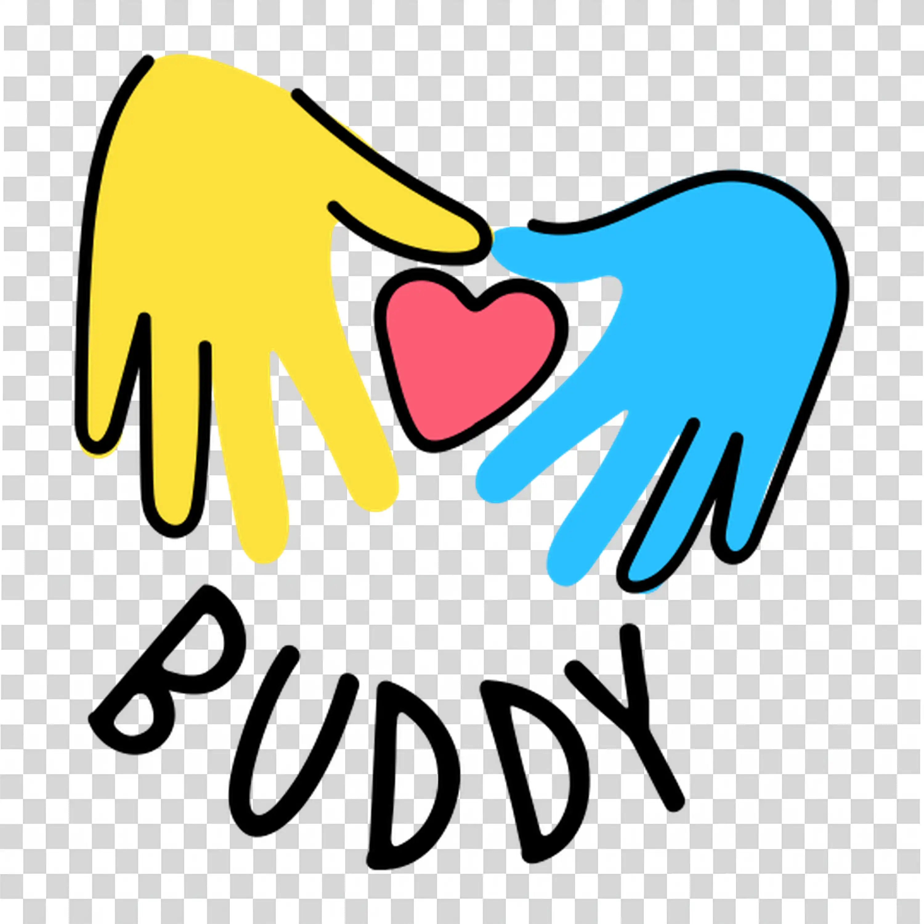 Helping Hands Coming Together As One Buddy Team PNG