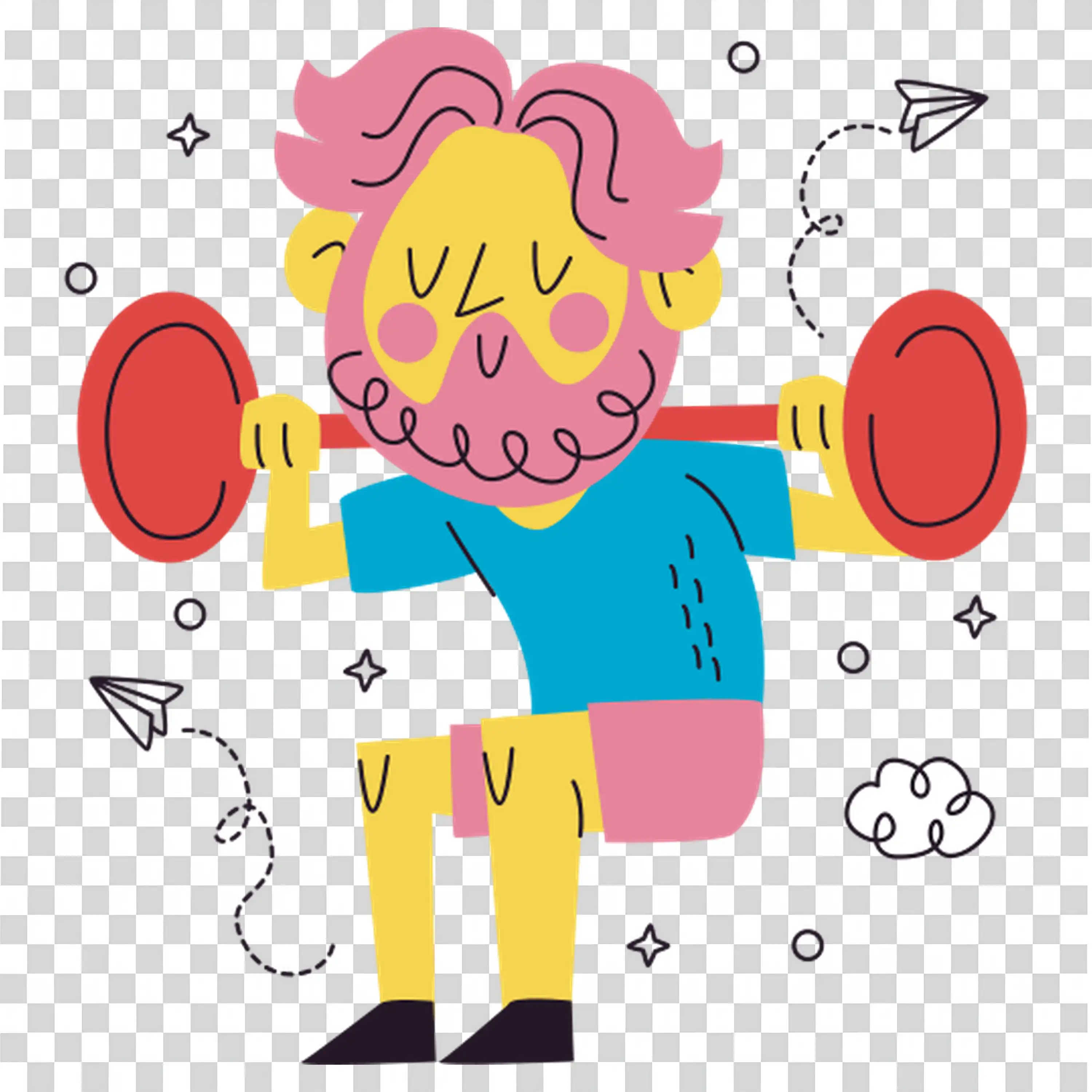 Lifting Weights with Focused Expression for Strength