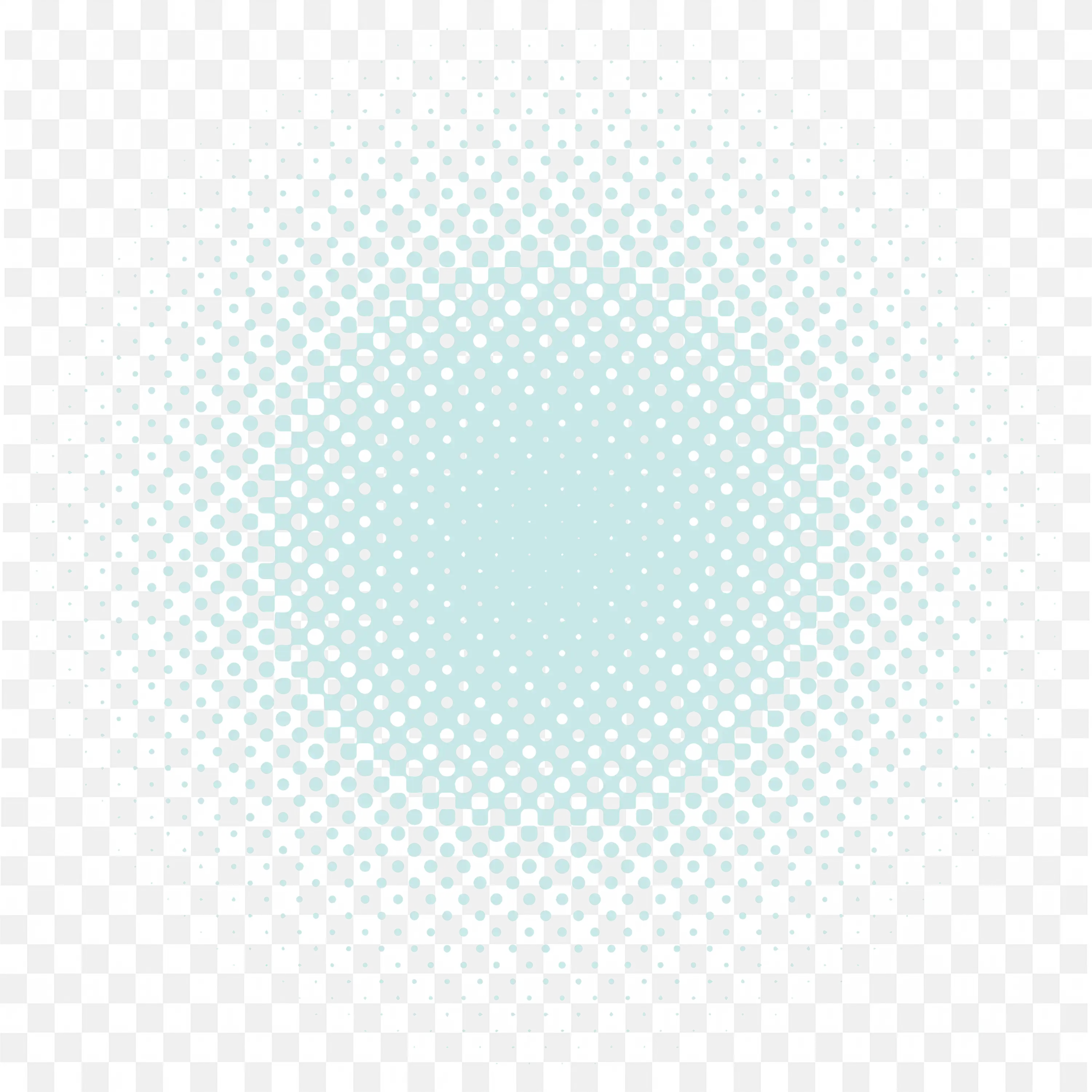 Light Blue Halftone Gradient Dot Pattern Clip Art PNG Image