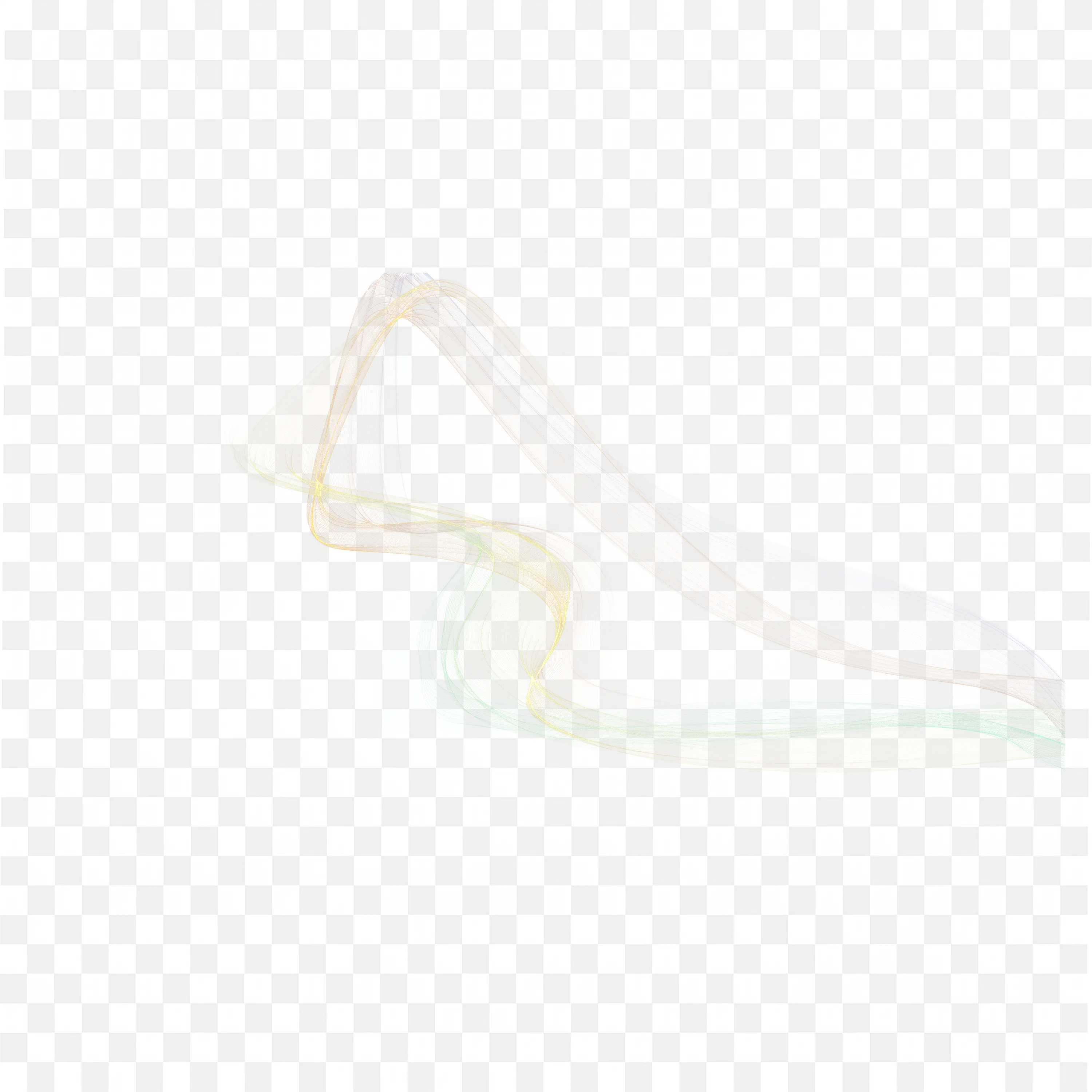 Light Pastel Colour Ribbon Waving on Soft Background PNG