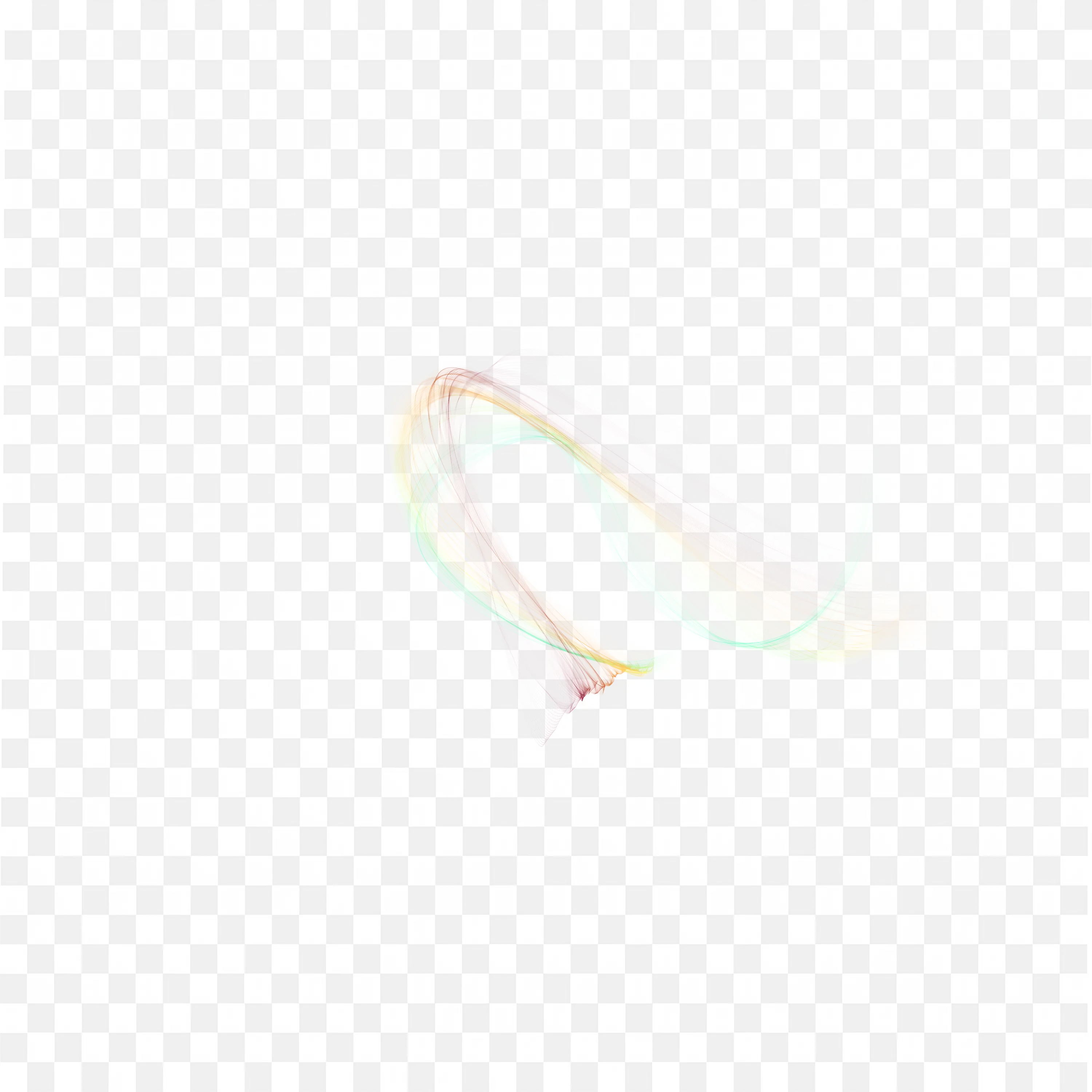 Light Pastel Swirl Forming Abstract Flowing Ribbon PNG