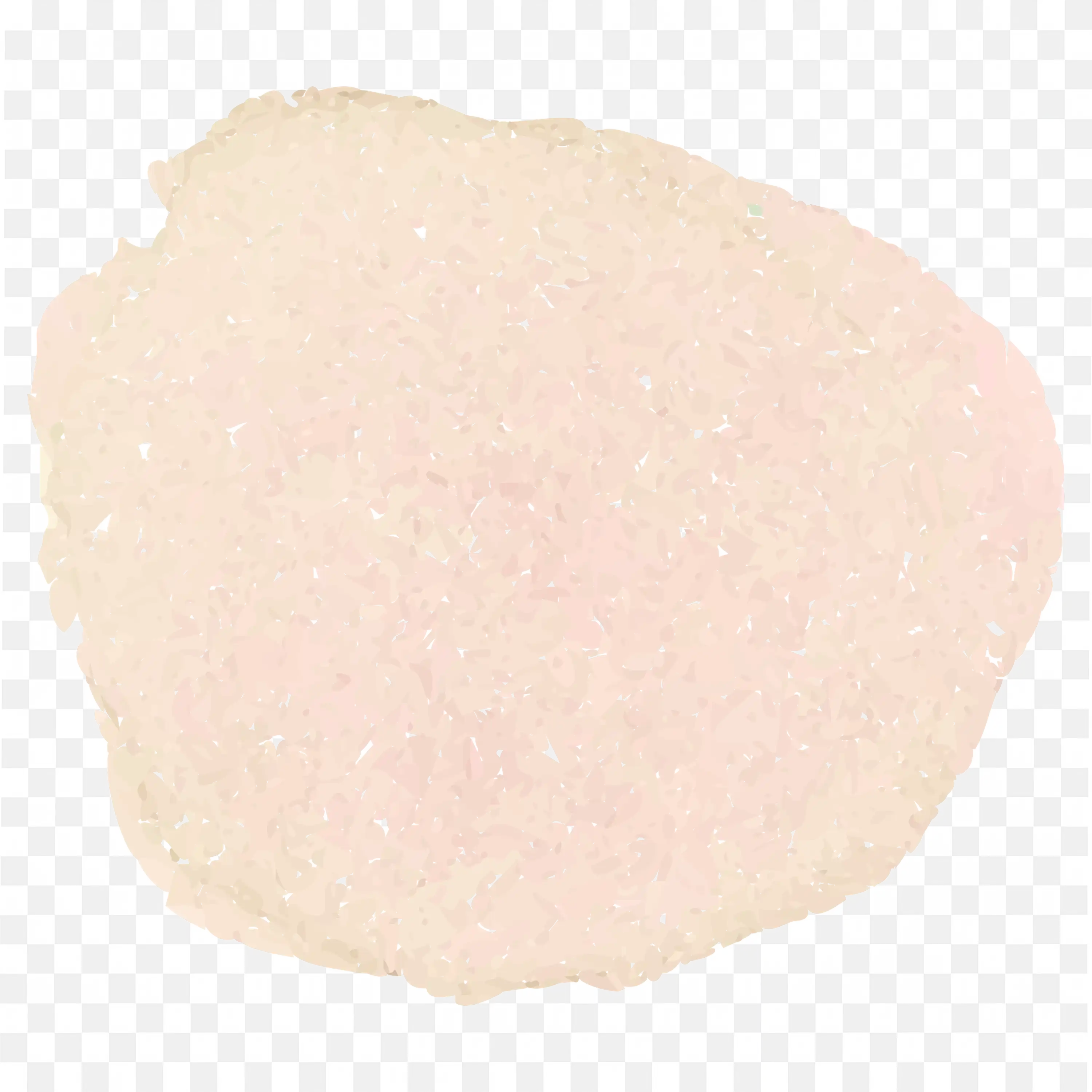 Light Pink Glittery Paint Blotch with Sparkle Effect PNG