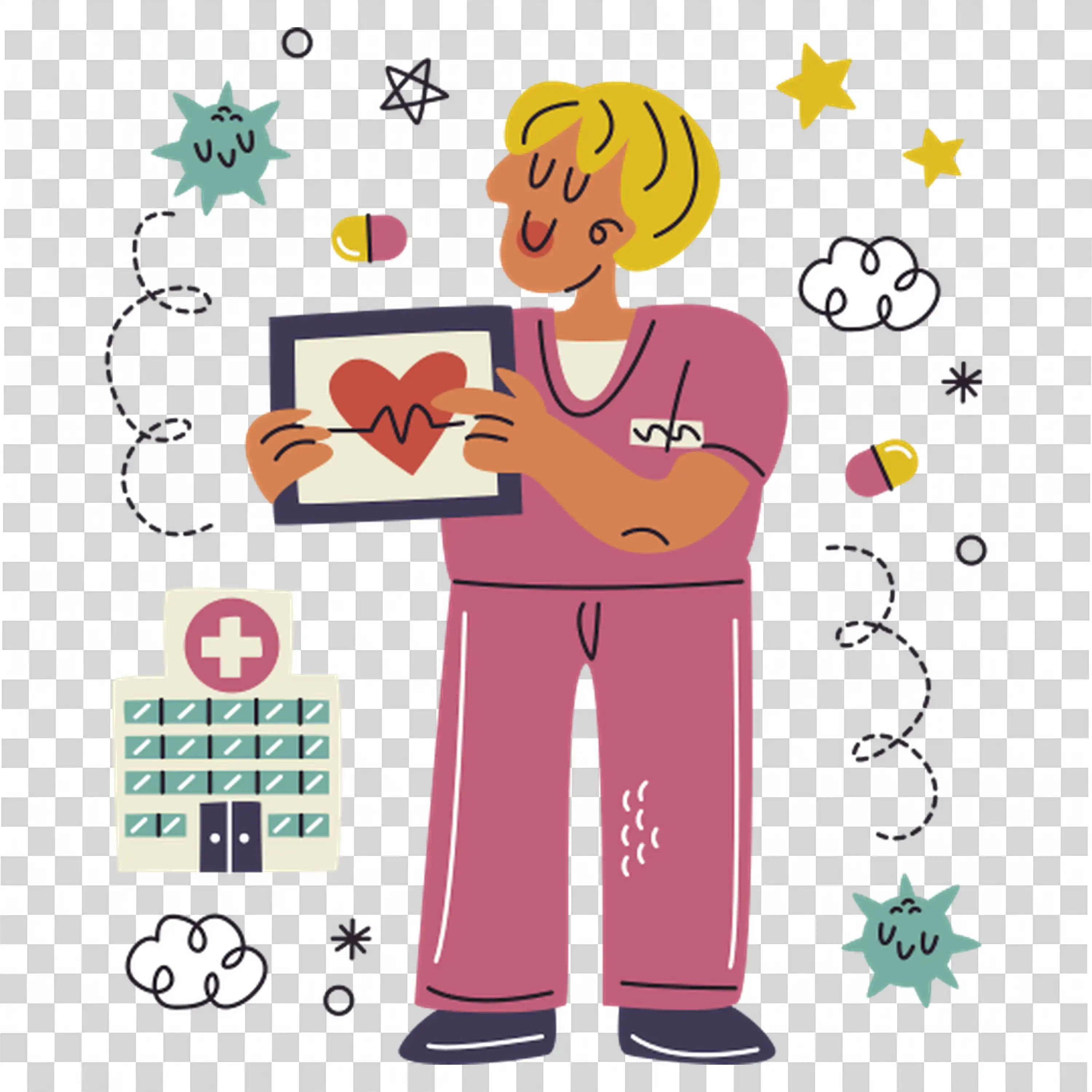 Man holding a heart shaped gift box expressing love