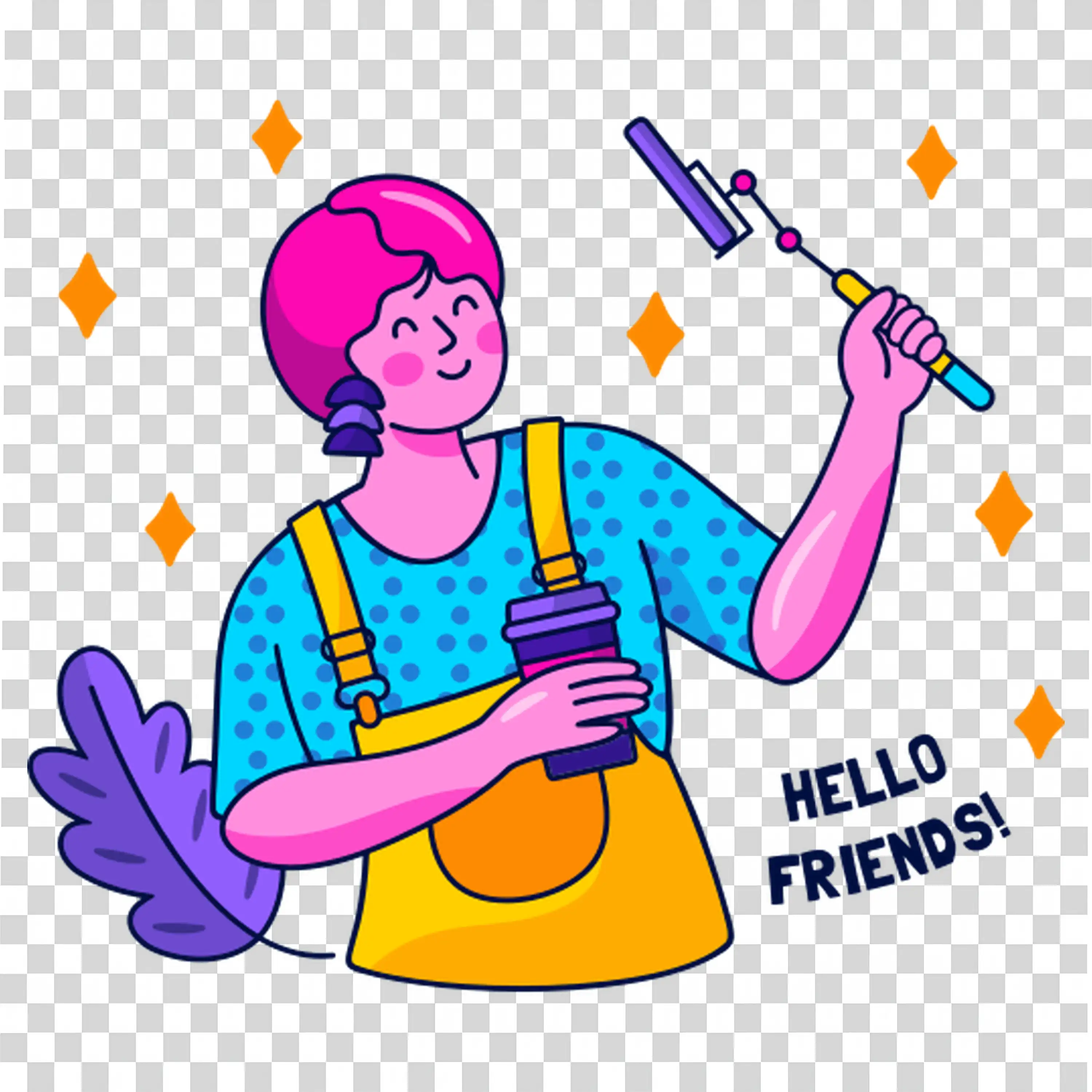 Musician playing guitar with passion and style free PNG